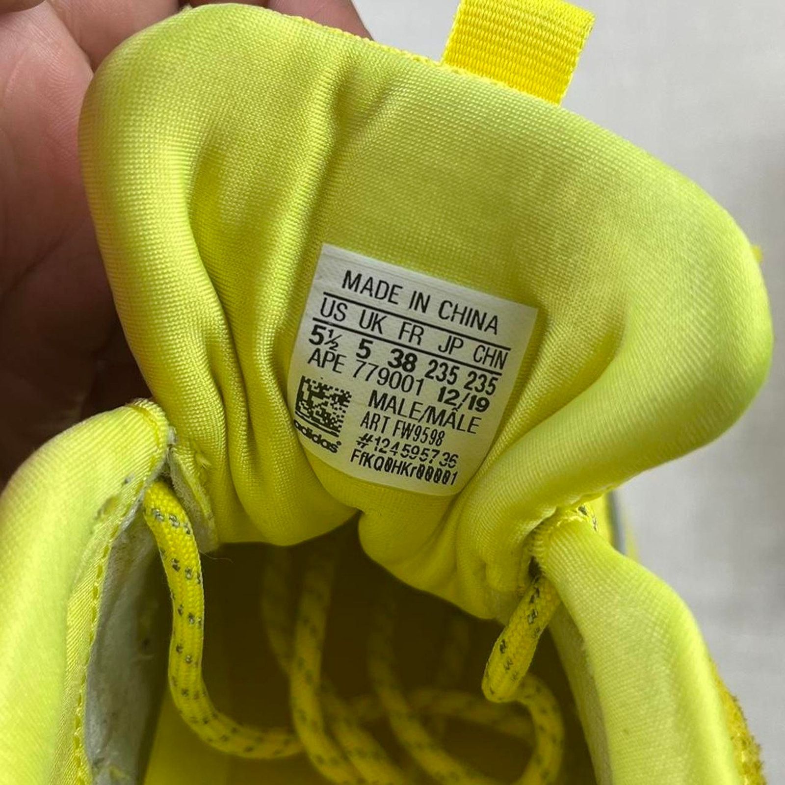 Adidas 2020 Adidas Microbounce T1 “Shock Yellow Size US 6.5 / IT 36.5 - 6 Thumbnail