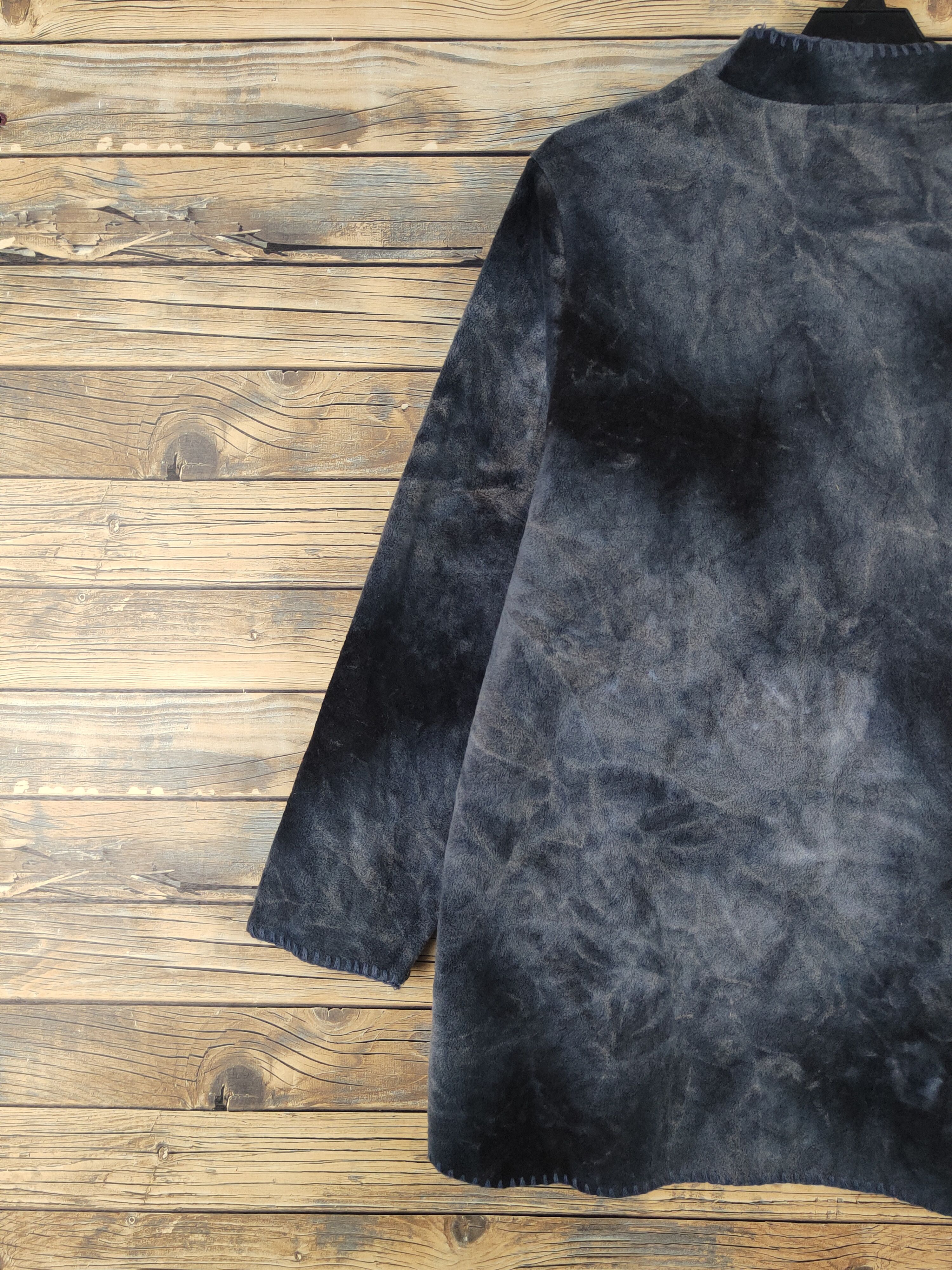 Japanese Brand × Vintage Southern World art Black Gray Wool Sweatshirts #W2168 Size L / US 10 / IT 46 - 8 Thumbnail