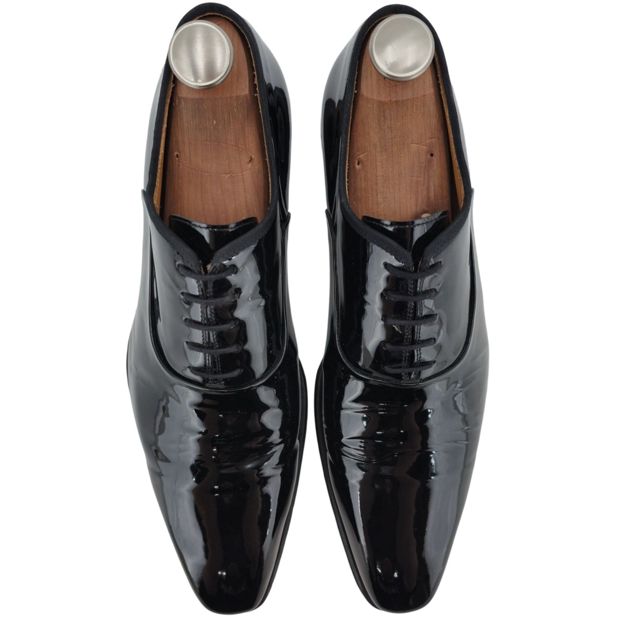 Magnanni Magnanni Saks Fifth Ave Black Patent Leather Dress Shoes Men Size US 11.5 / EU 44-45 - 1 Thumbnail