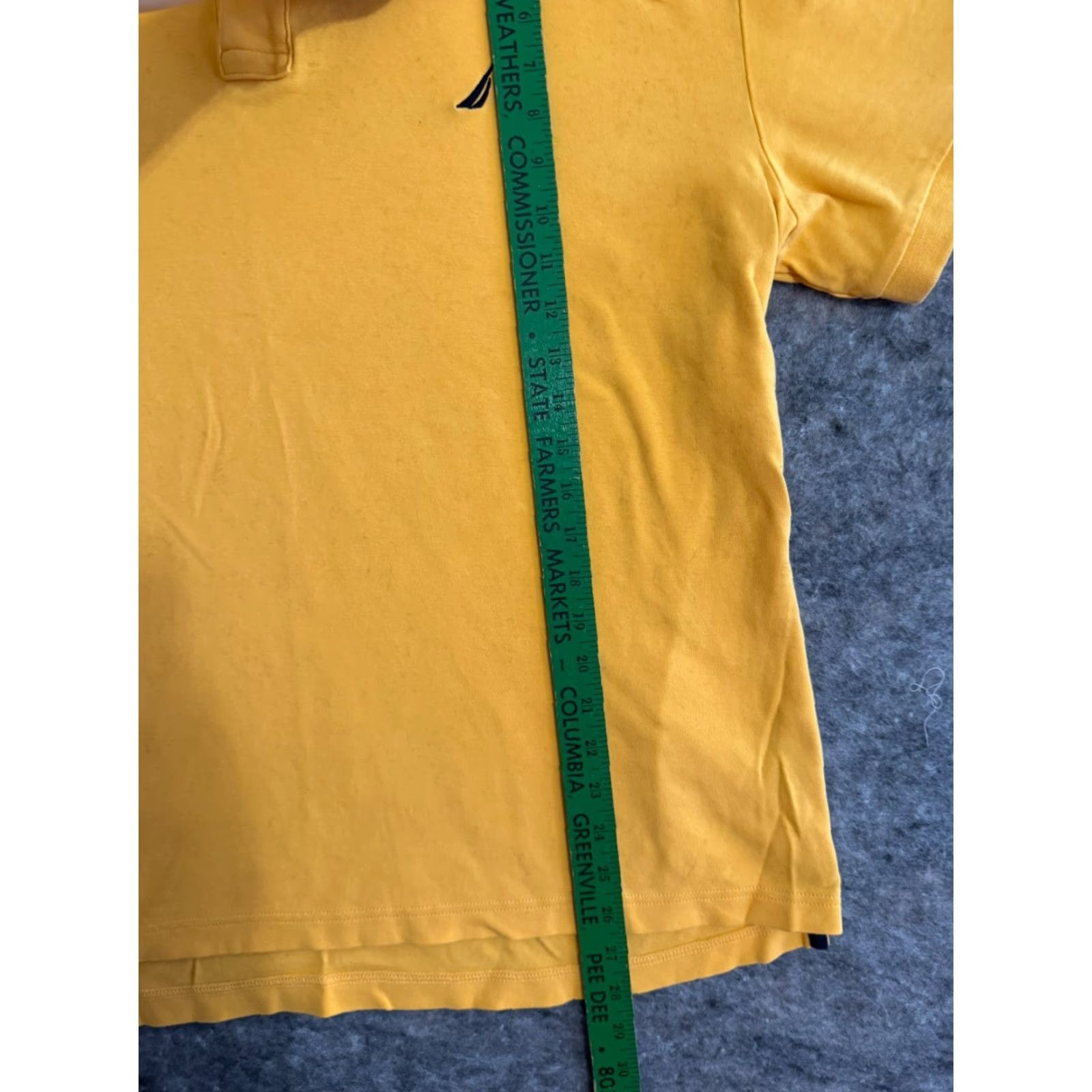 Nautica Nautica Mens Polo xl Yellow shirt excellent condition Size US XL / EU 56 / 4 - 3 Thumbnail