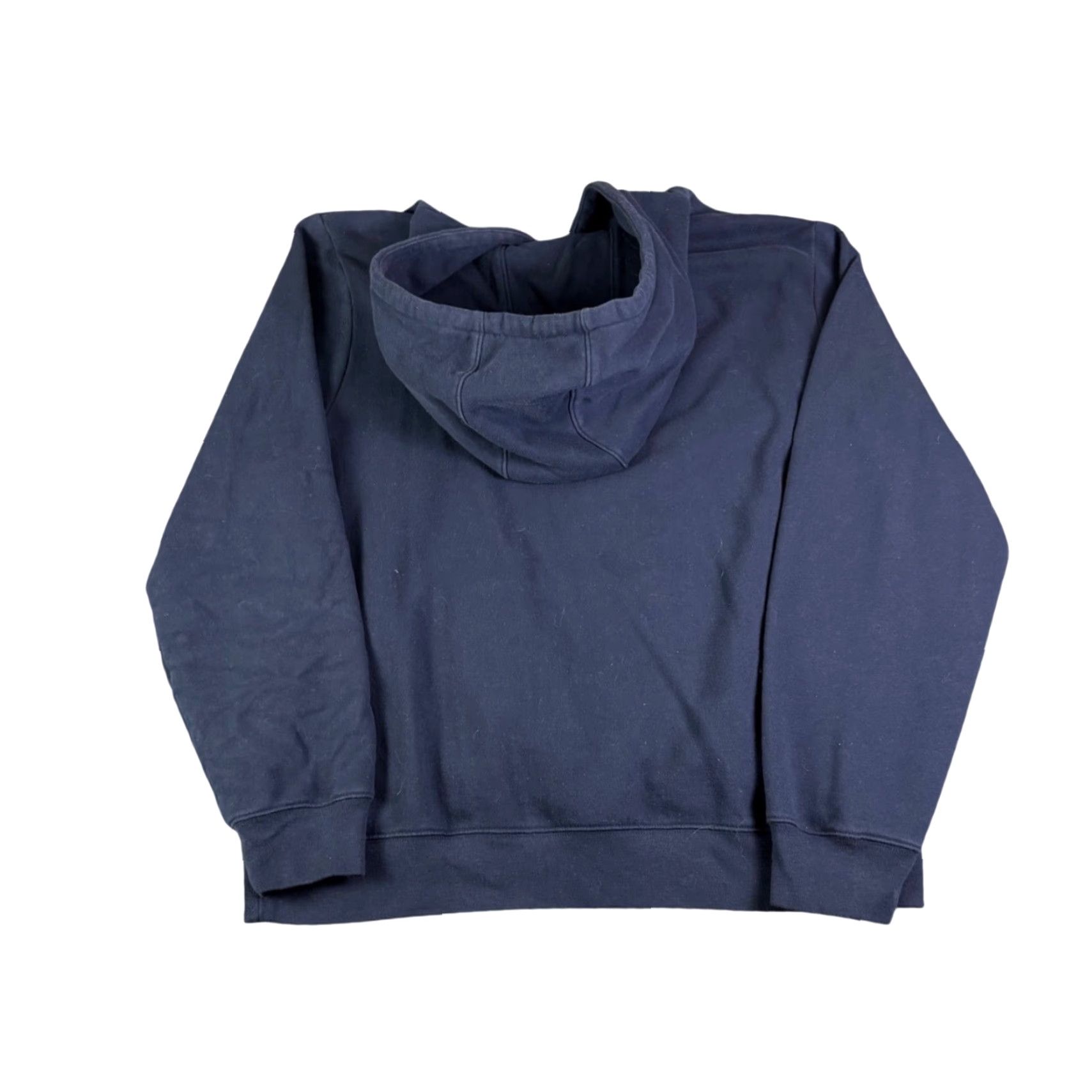 Vintage LL Bean Script Logo Hoodie Navy Blue Mens Large Pullover Fleece 515162 Size US L / EU 52-54 / 3 - 2 Thumbnail