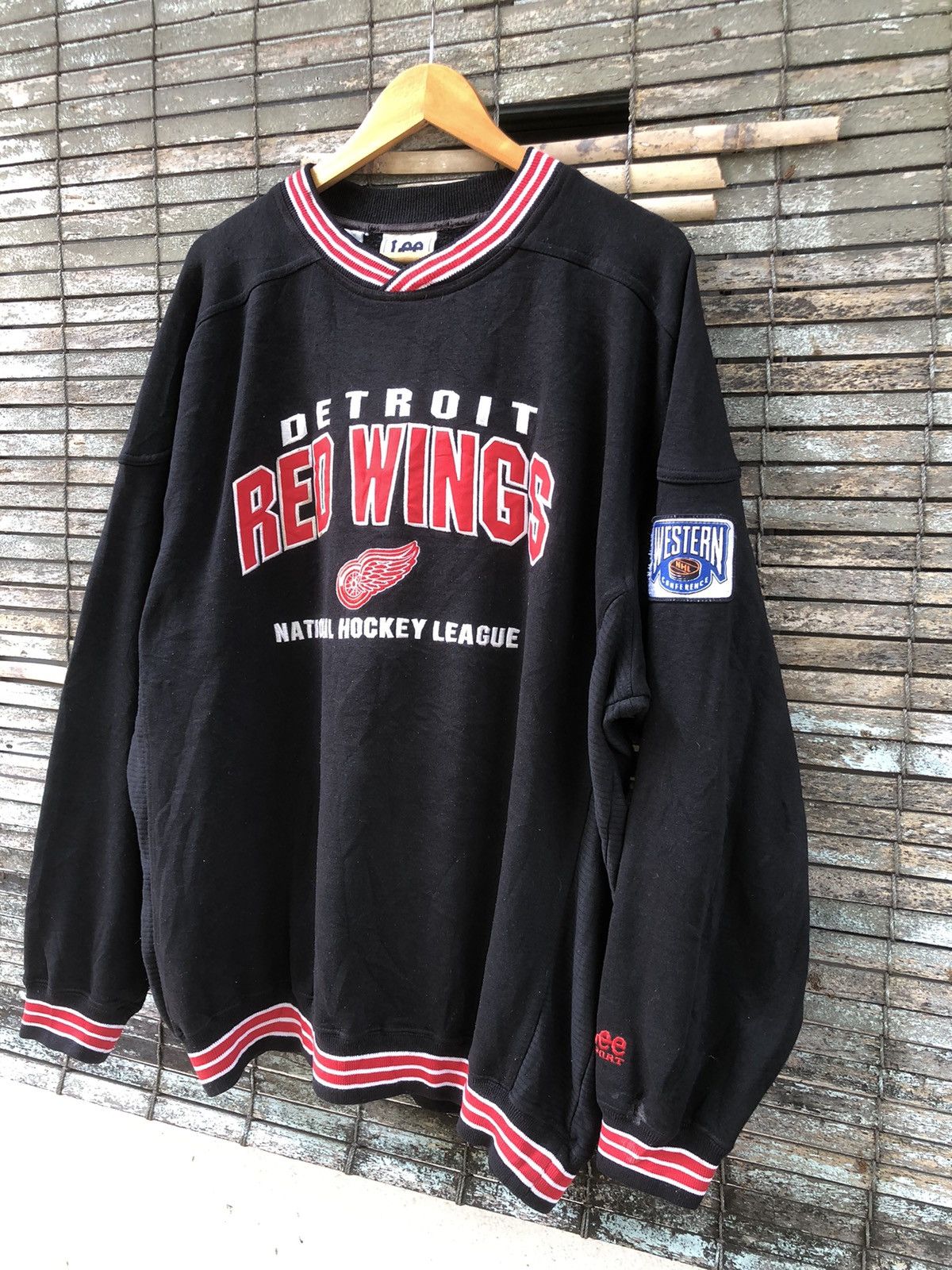 NHL 🔥Vintage🔥90s LEE NHL Detroit Red Wings Sweatshirts Size US XL / EU 56 / 4 - 4 Thumbnail