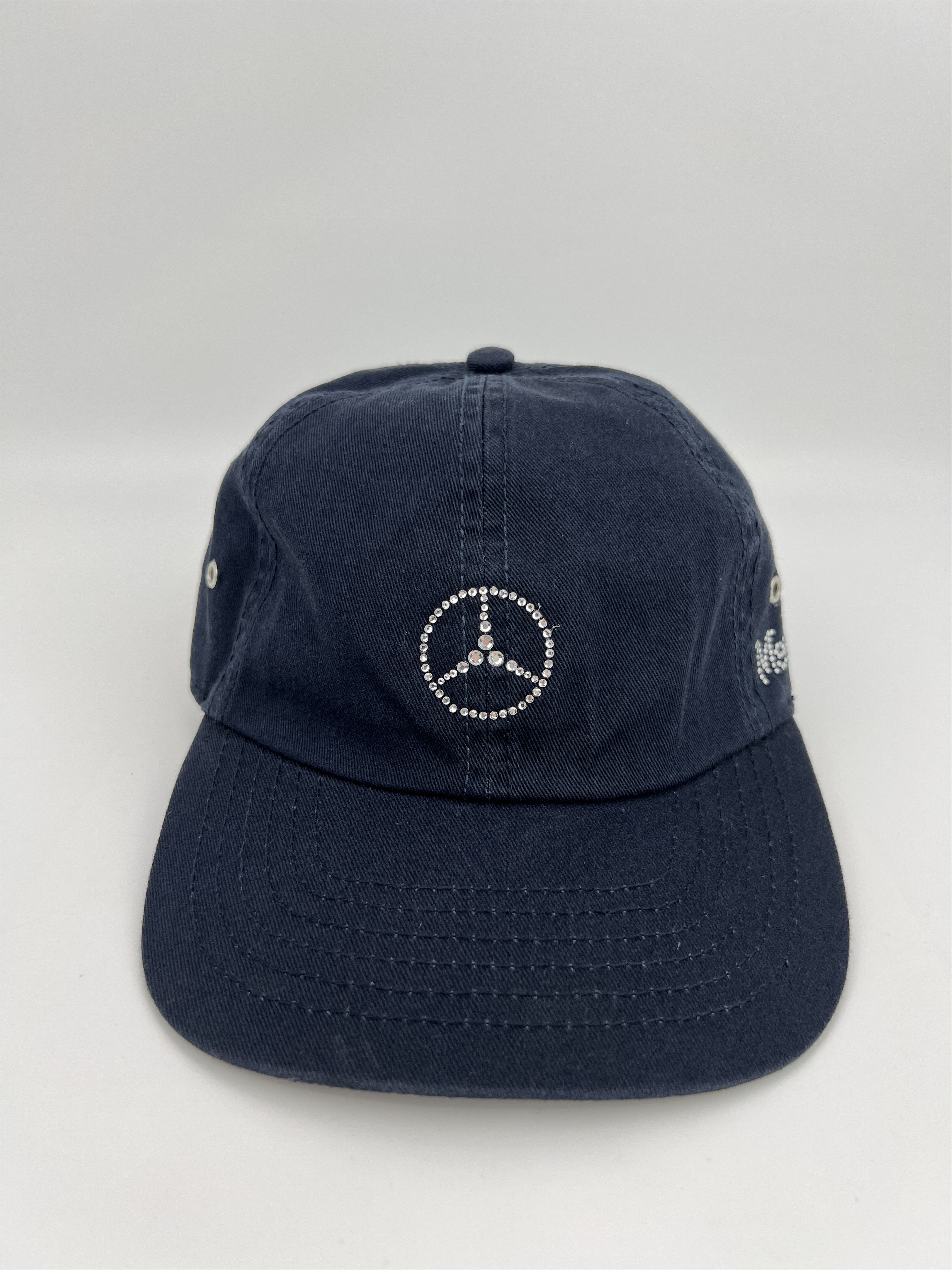 Mercedes-Benz Y2K Mercedes Benz Rhinestones Logo Cap Size ONE SIZE - 1 Thumbnail