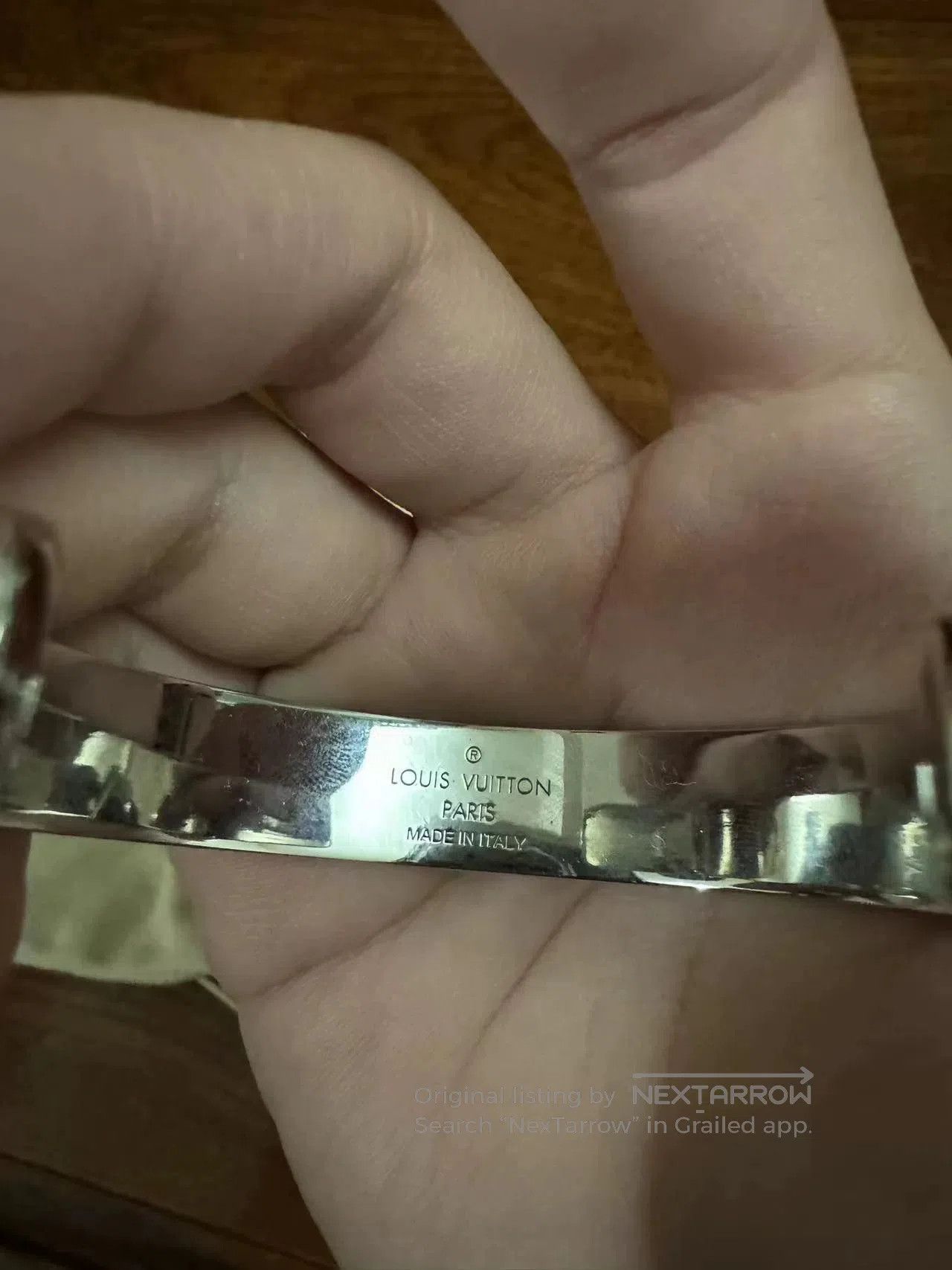 Nigo louis vuitton silver bracelet. Size ONE SIZE - 2 Thumbnail