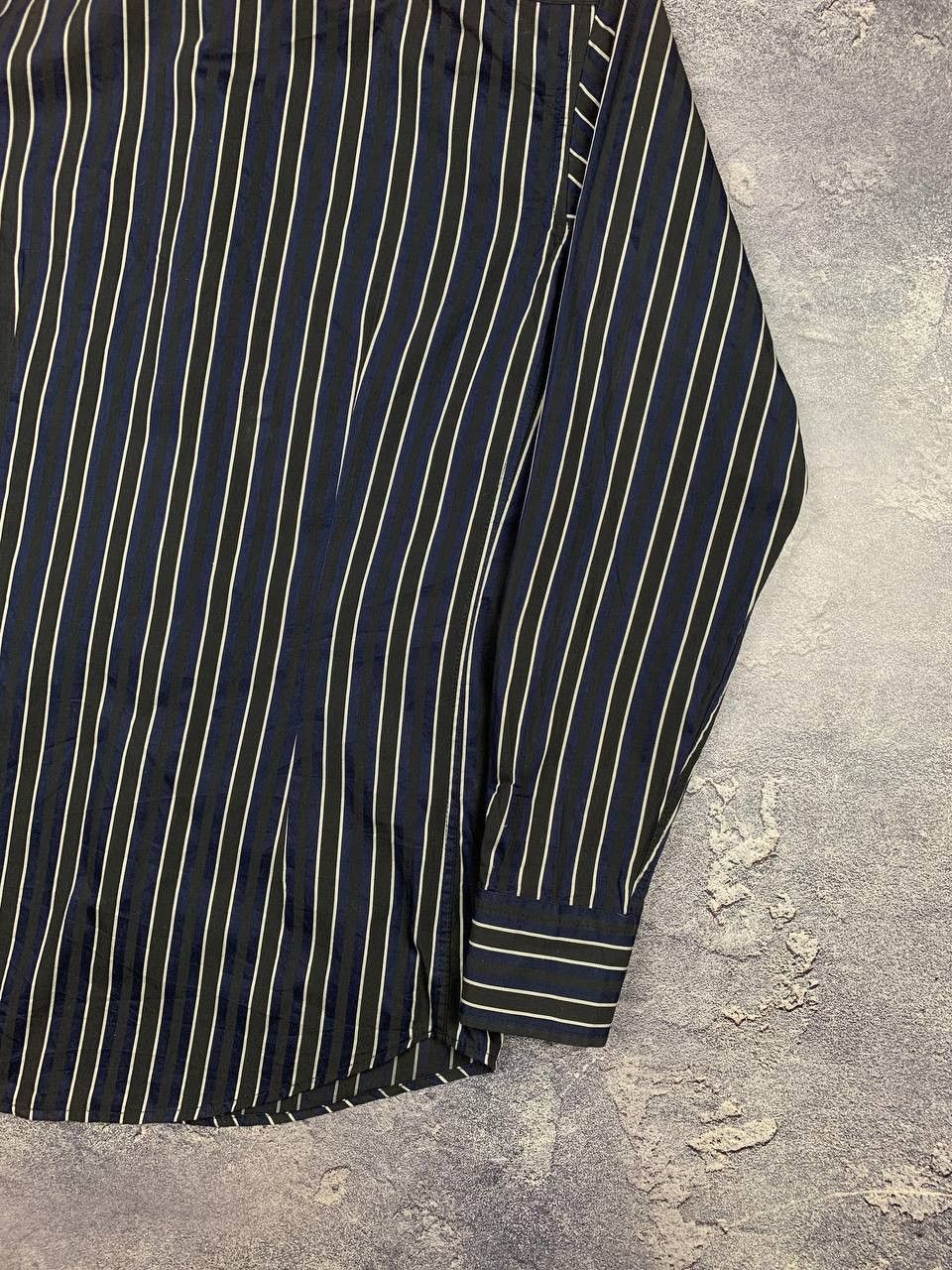 Balmain Balmain Men’s Black Striped Button Up Shirt Size S Size US S / EU 44-46 / 1 - 17 Thumbnail