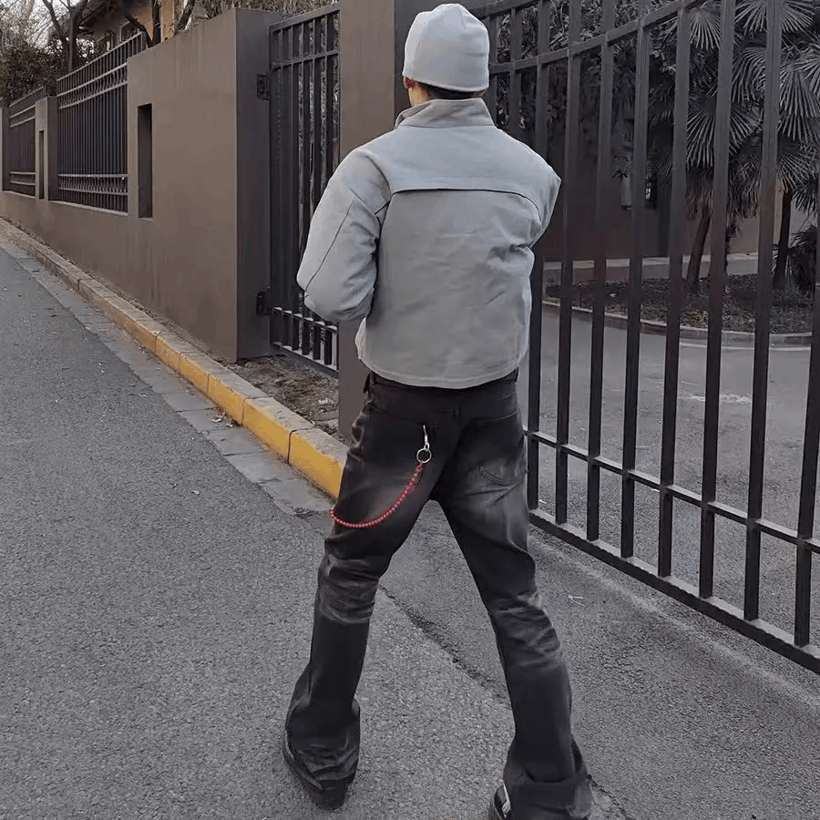 Japanese Brand × Vintage Vintage Street Rock Y2K Micro Flare Jeans Size US 34 / EU 50 - 2 Thumbnail