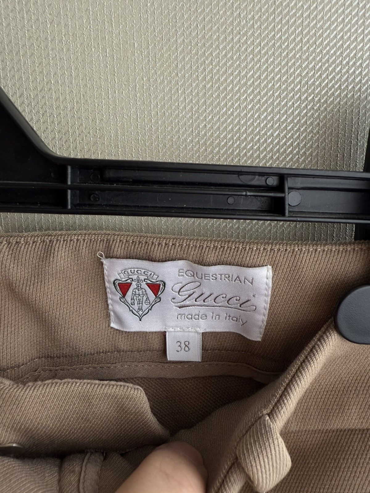 Gucci Gucci Cotton Silk Pants IT 38 Beige Career Mid Rise Trousers Size 26" / US 2 / IT 38 - 3 Thumbnail