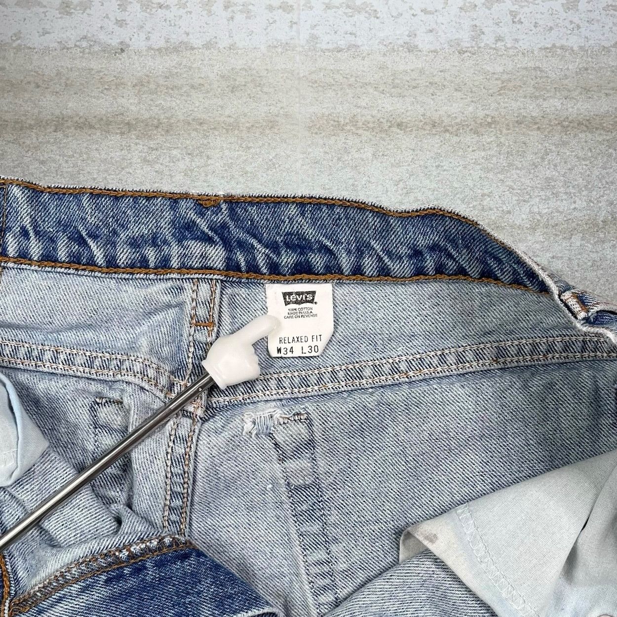 Levi's Vintage 90s Levis Jeans 540 34x30 Relaxed Fit Light Wash Size US 34 / EU 50 - 7 Thumbnail