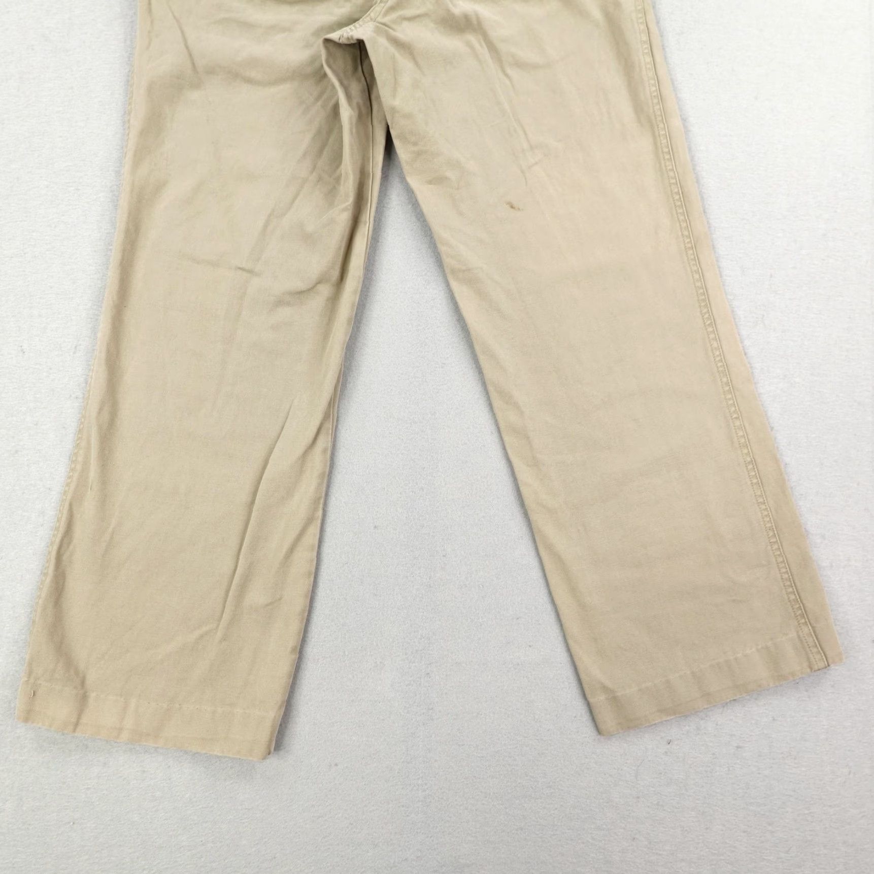 Patagonia Vintage Patagonia Pants Mens 31 Khaki Beige Straight Chino Organic Canvas 90s Size US 31 - 6 Thumbnail