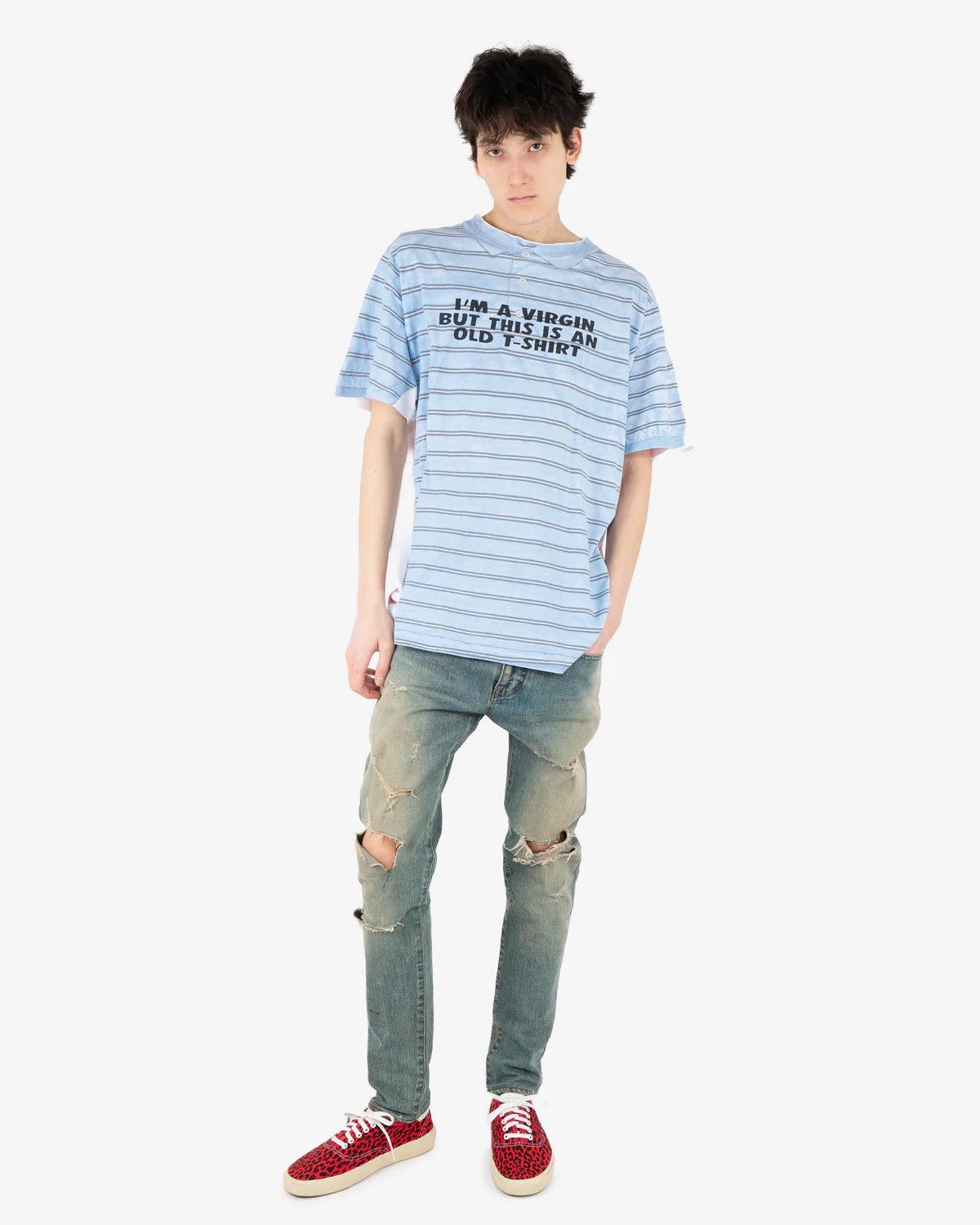 Vetements AW18 Virgin But This Is An Old T-Shirt Runway Tee Size US S / EU 44-46 / 1 - 6 Thumbnail