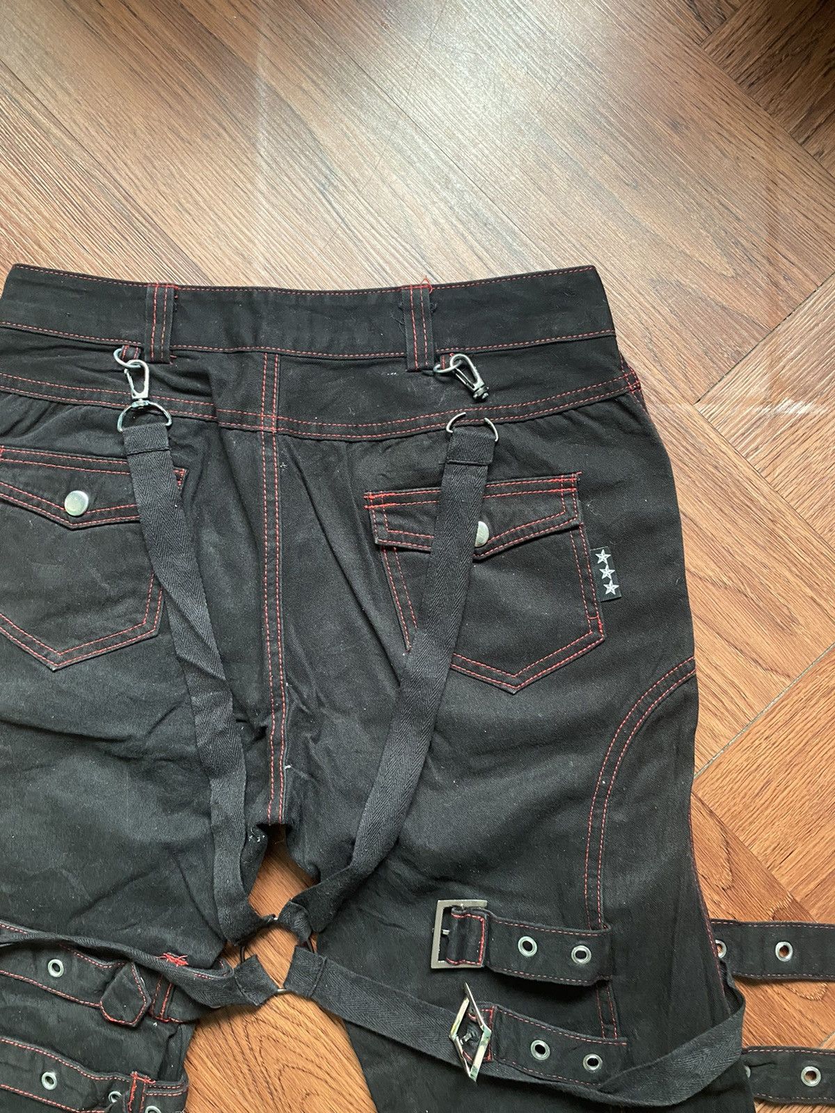 If Six Was Nine Deorart Bondage Flare Pants Size US 28 / EU 44 - 11 Thumbnail