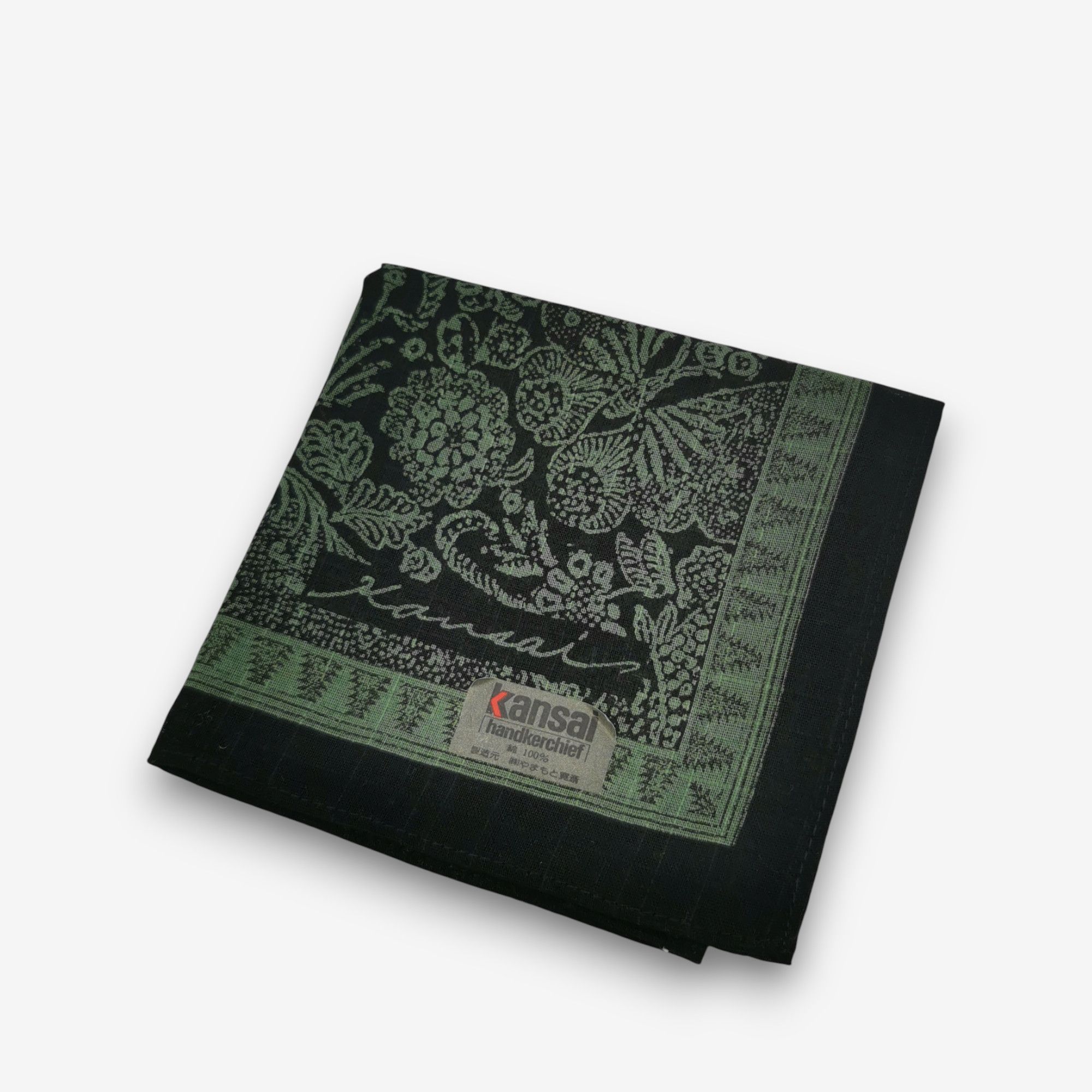 Kansai Yamamoto Vintage Kansai Handkerchief Pocket Square Bandana Size ONE SIZE - 4 Thumbnail