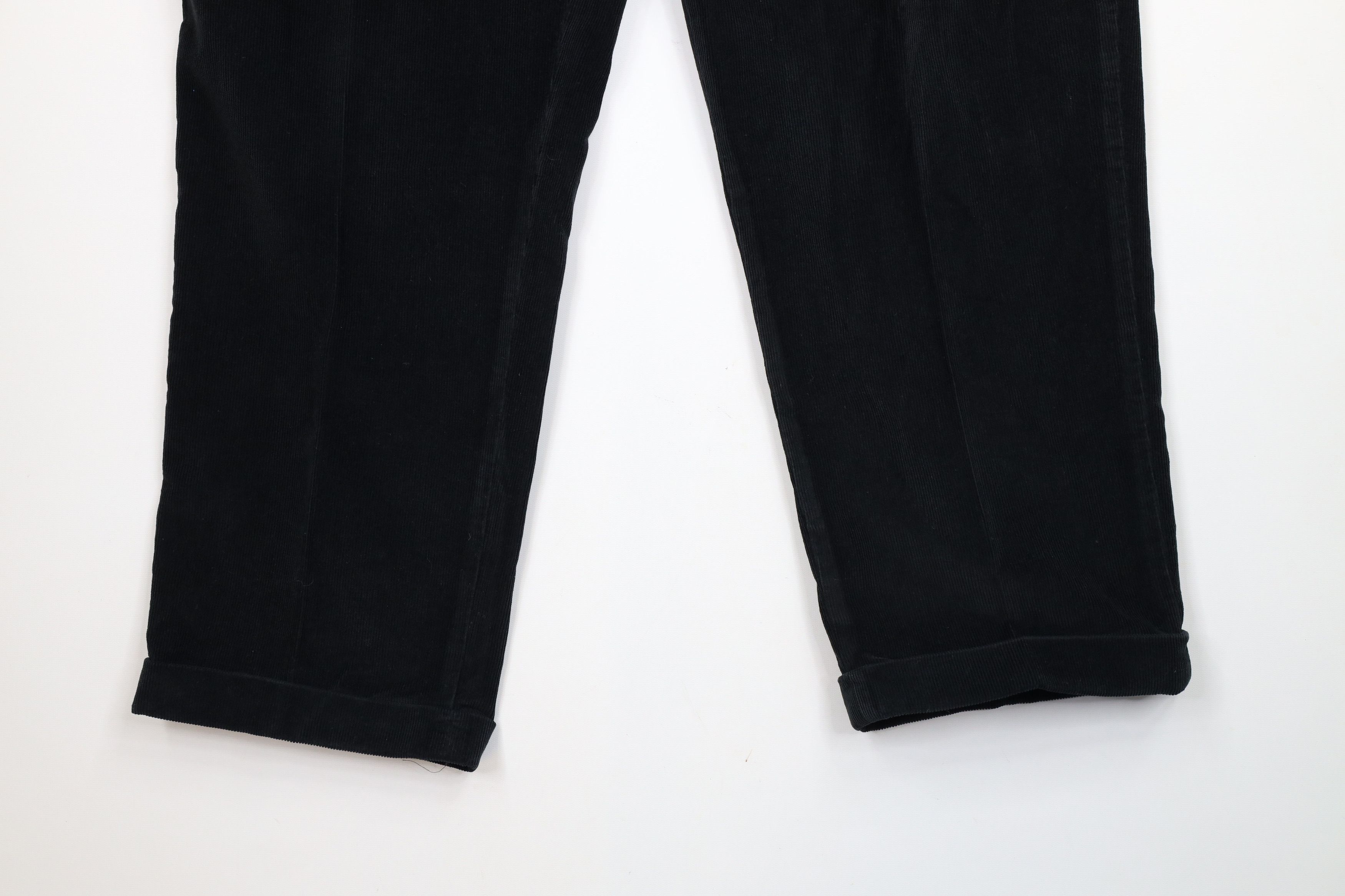 Lands' End × Vintage Vintage 90s Lands End Heavyweight Wide Leg Corduroy Pants Size US 38 / EU 54 - 4 Thumbnail