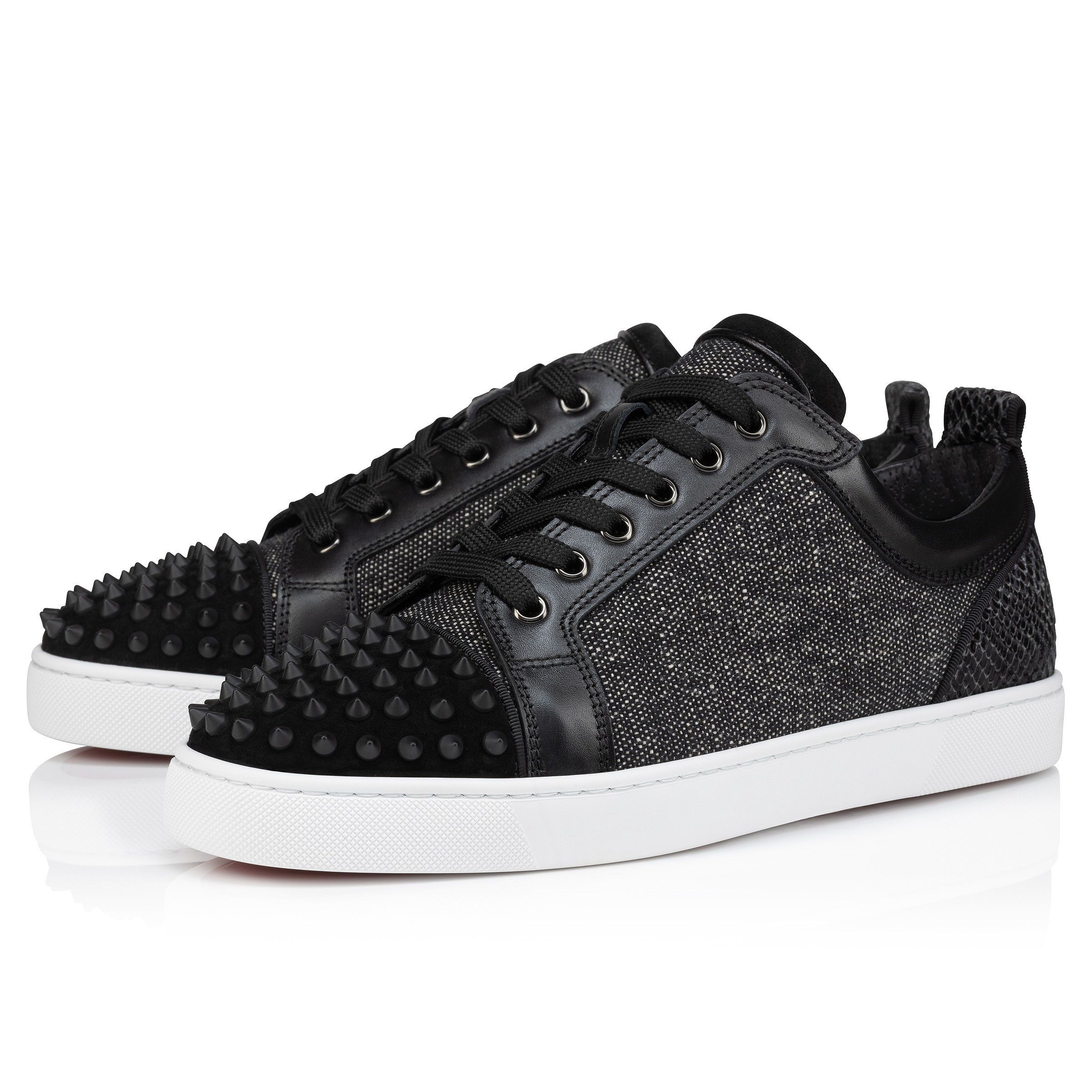 Christian Louboutin louis junior spikes orlato grey Size US 13 / EU 46 - 1 Thumbnail