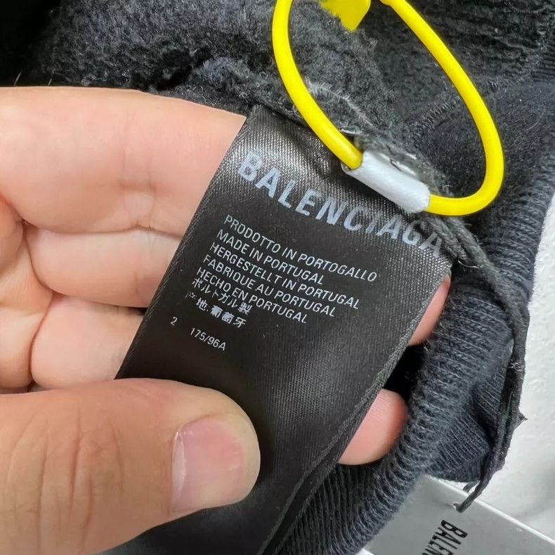 Balenciaga Balenciaga Jelly Glue Print LOGO Hooded Sweatshirt Size US M / EU 48-50 / 2 - 5 Thumbnail