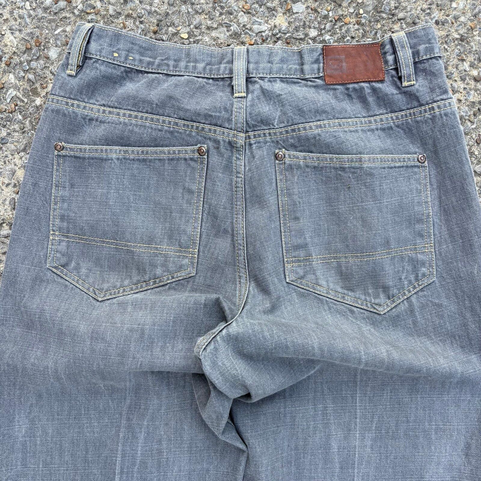 Ecko Unltd. Y2K skater gray baggy denim jean Size US 34 / EU 50 - 5 Thumbnail