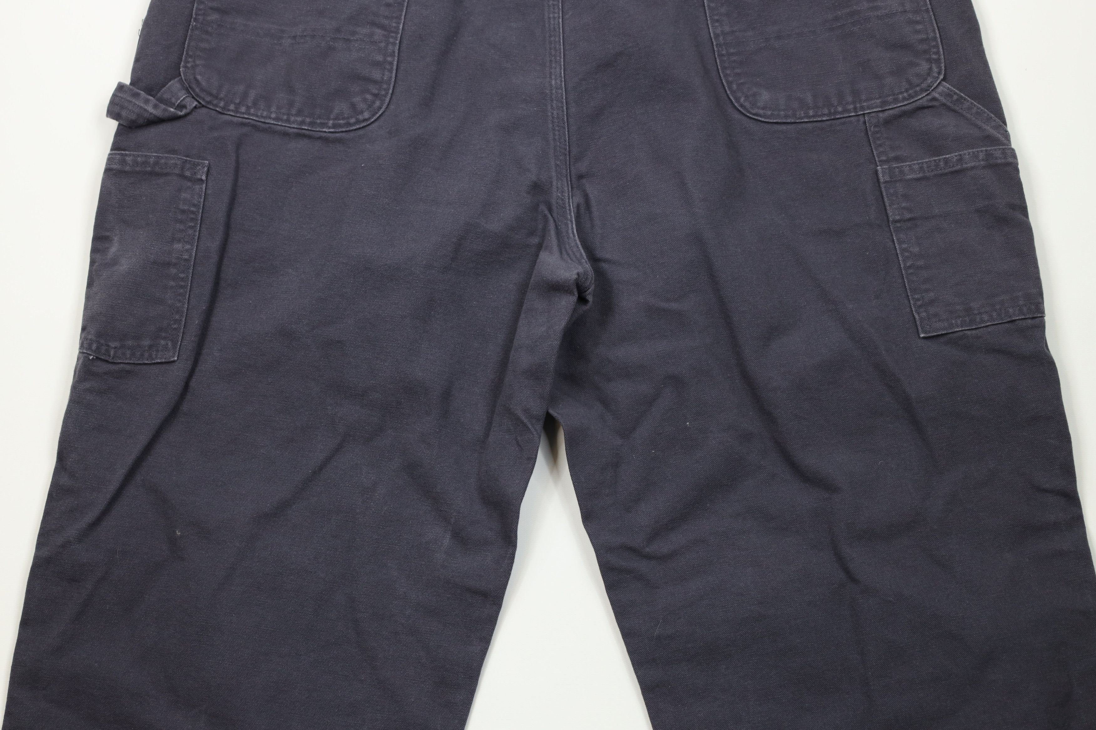 Carhartt Vintage Y2K Carhartt Wide Leg Canvas Dungaree Pants Blue Size US 44 / EU 60 - 11 Thumbnail