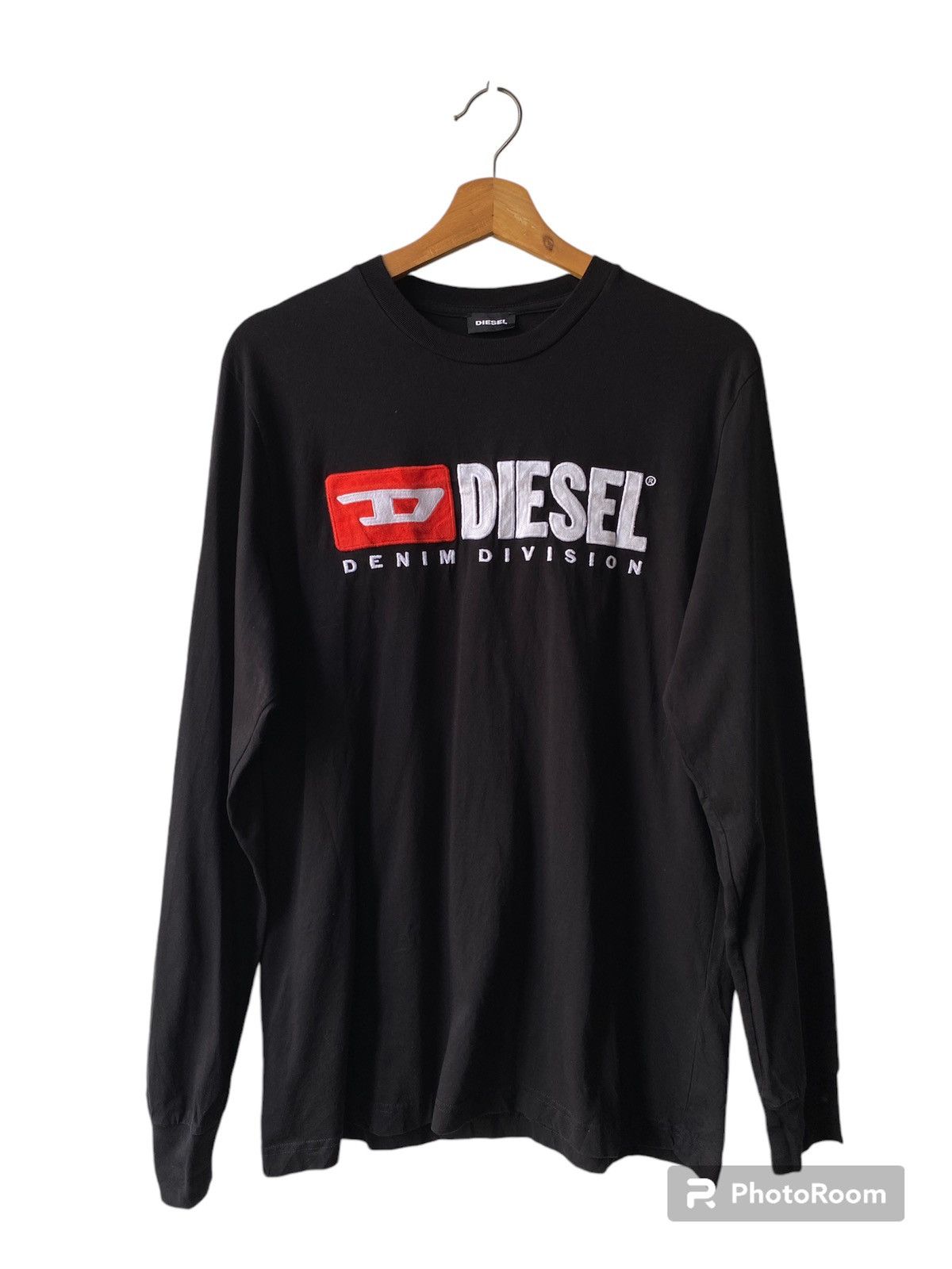 Diesel 2000s - Diesel D Logo Design Denim Division Shirt Size US M / EU 48-50 / 2 - 1 Thumbnail