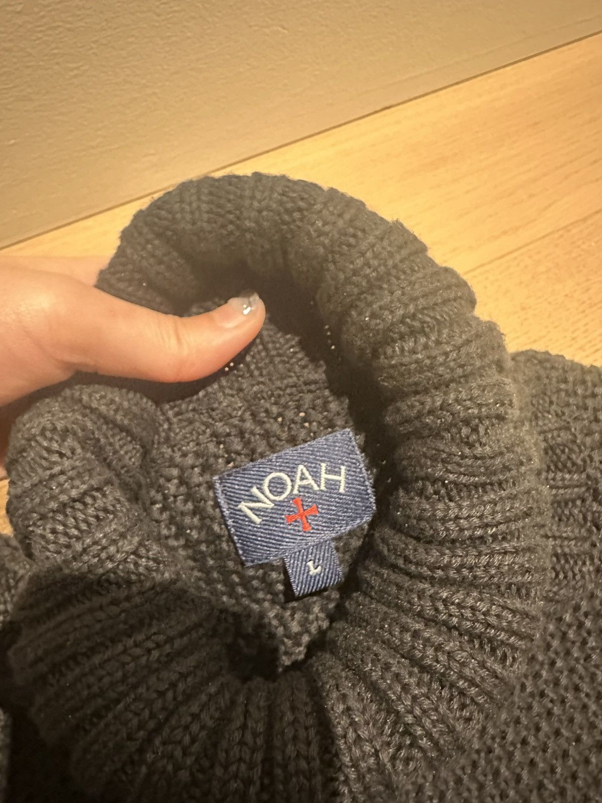Noah Seed Stitch Turtleneck Sweater Size US L / EU 52-54 / 3 - 5 Thumbnail
