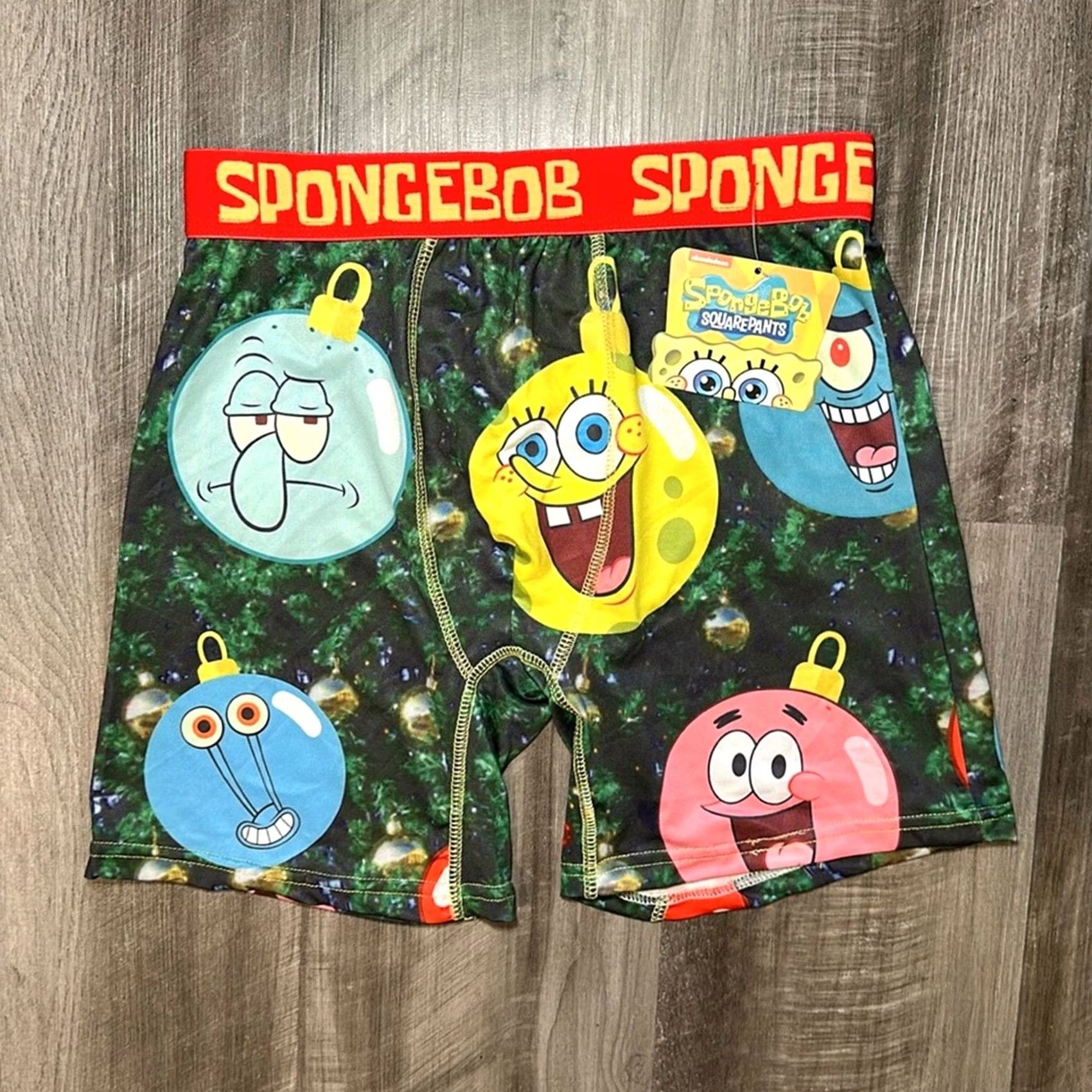 Nickelodeon Nickelodeon SpongeBob SquarePants Boxer Brief - Small Men Size S Regular Underwear Green Boxer Briefs Mens XS? Size US 29 - 2 Thumbnail