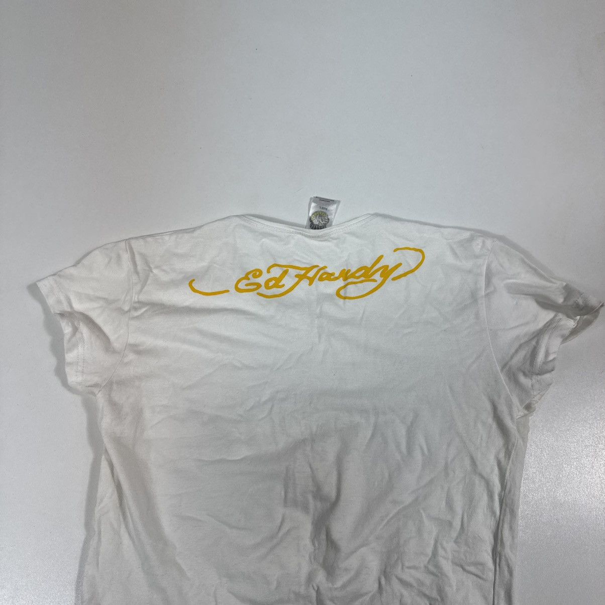 Christian Audigier × Ed Hardy × Vintage vintage t shirt ed hardy x christian audigier big skeleton Size L / US 10 / IT 46 - 6 Thumbnail