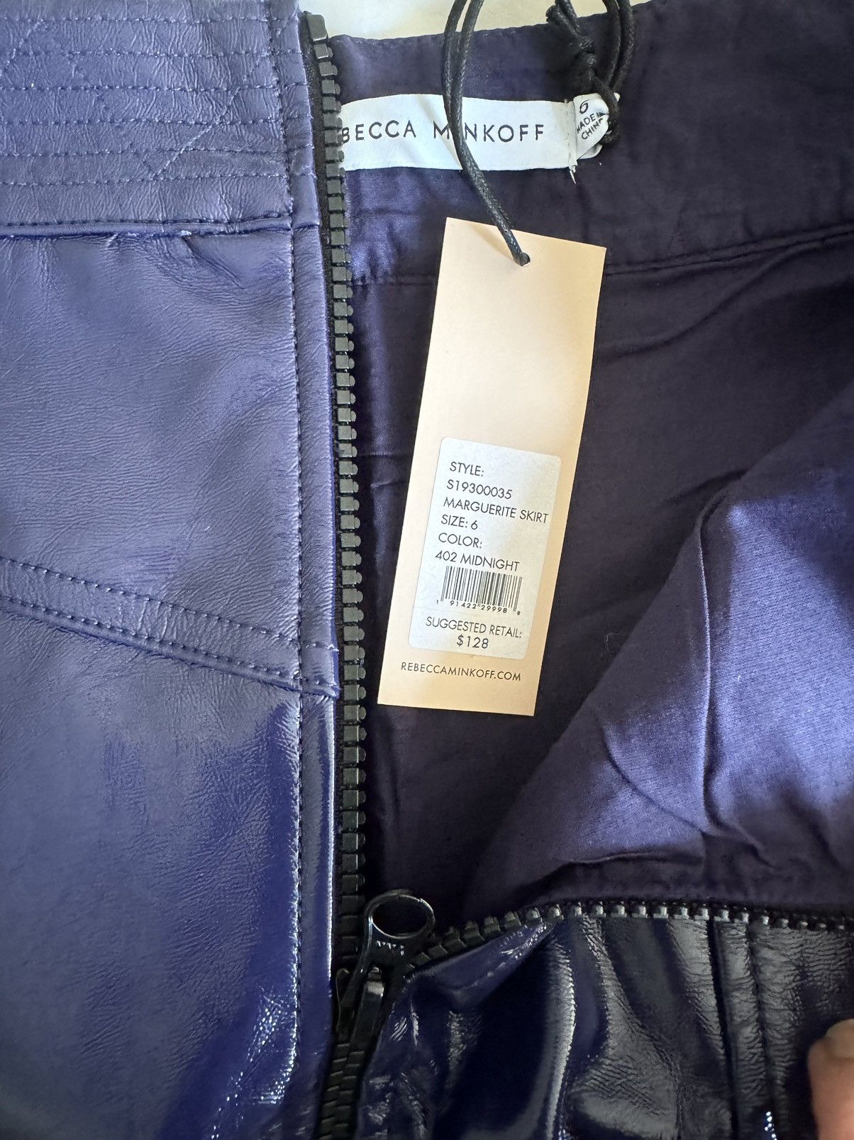 Rebecca Minkoff Rebecca Minkoff Marguerite Leather Skirt, Size 6 Size 28" / US 6 / IT 42 - 14 Thumbnail