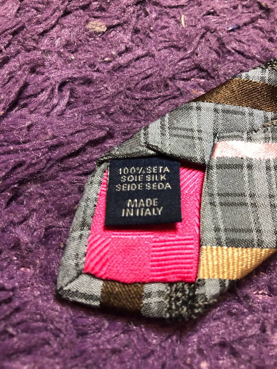 Altea Altea Monogram Wool Cravatte Tie CASUAL Size ONE SIZE - 3 Thumbnail