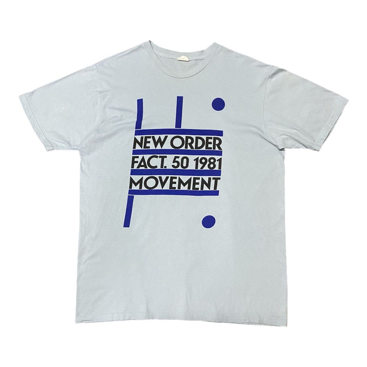 Band Tees × New Order × Vintage New Order Fact.50 1981 Movement Band T Shirt Size US XL / EU 56 / 4 - 1 Thumbnail