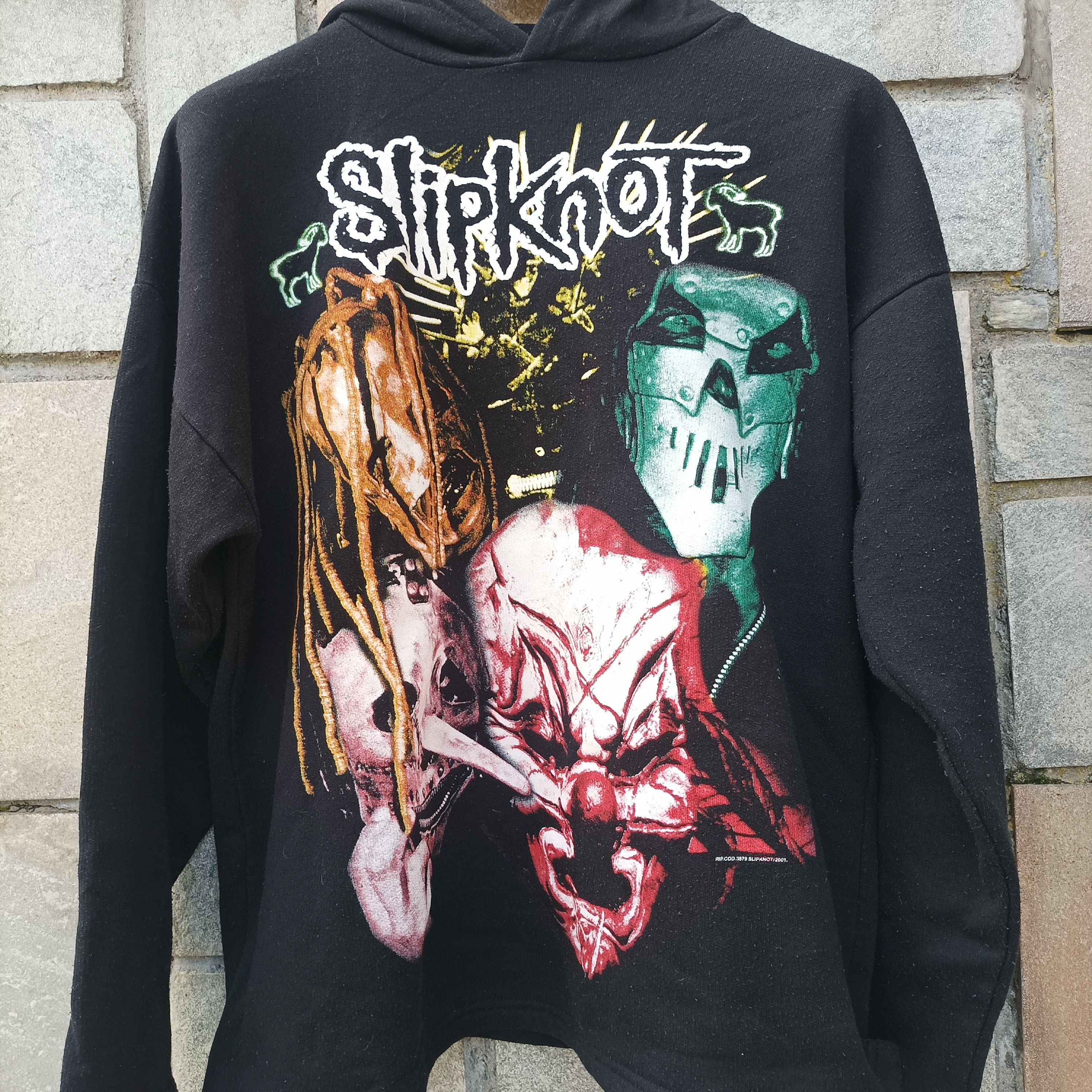 Vintage Slipknot Iowa 2001 hoodie Size US XL / EU 56 / 4 - 1 Thumbnail