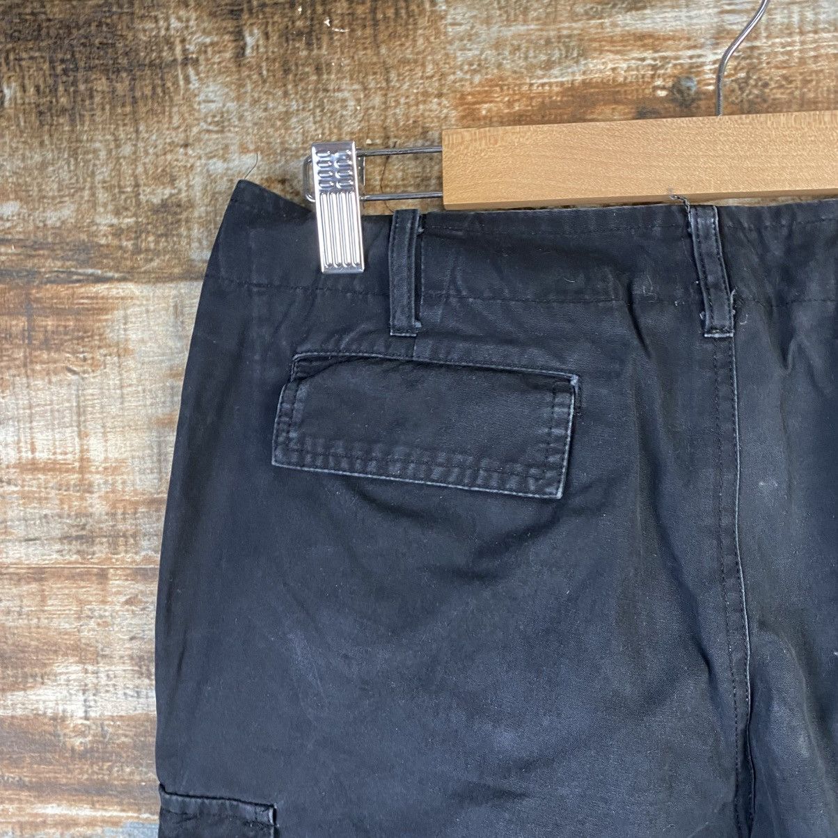 Japanese Brand DL Taste Tasse Black Cargo Multipocket Pants #C1157 Size US 28 / EU 44 - 18 Thumbnail
