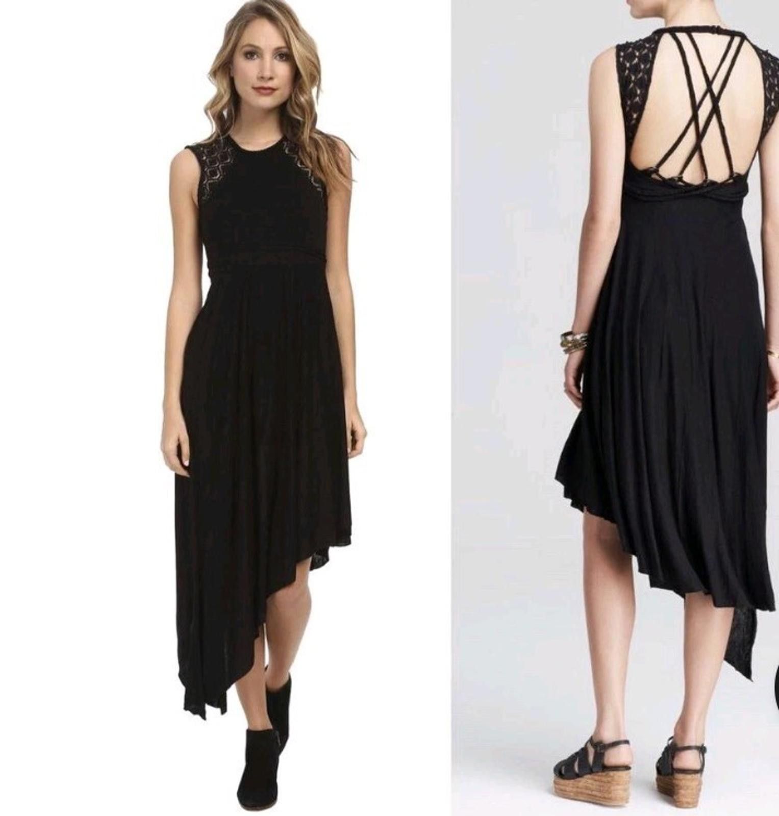 Free People NWT Free People Black Crochet Afternoon Delight Dress SZ M Size M / US 6-8 / IT 42-44 - 3 Thumbnail