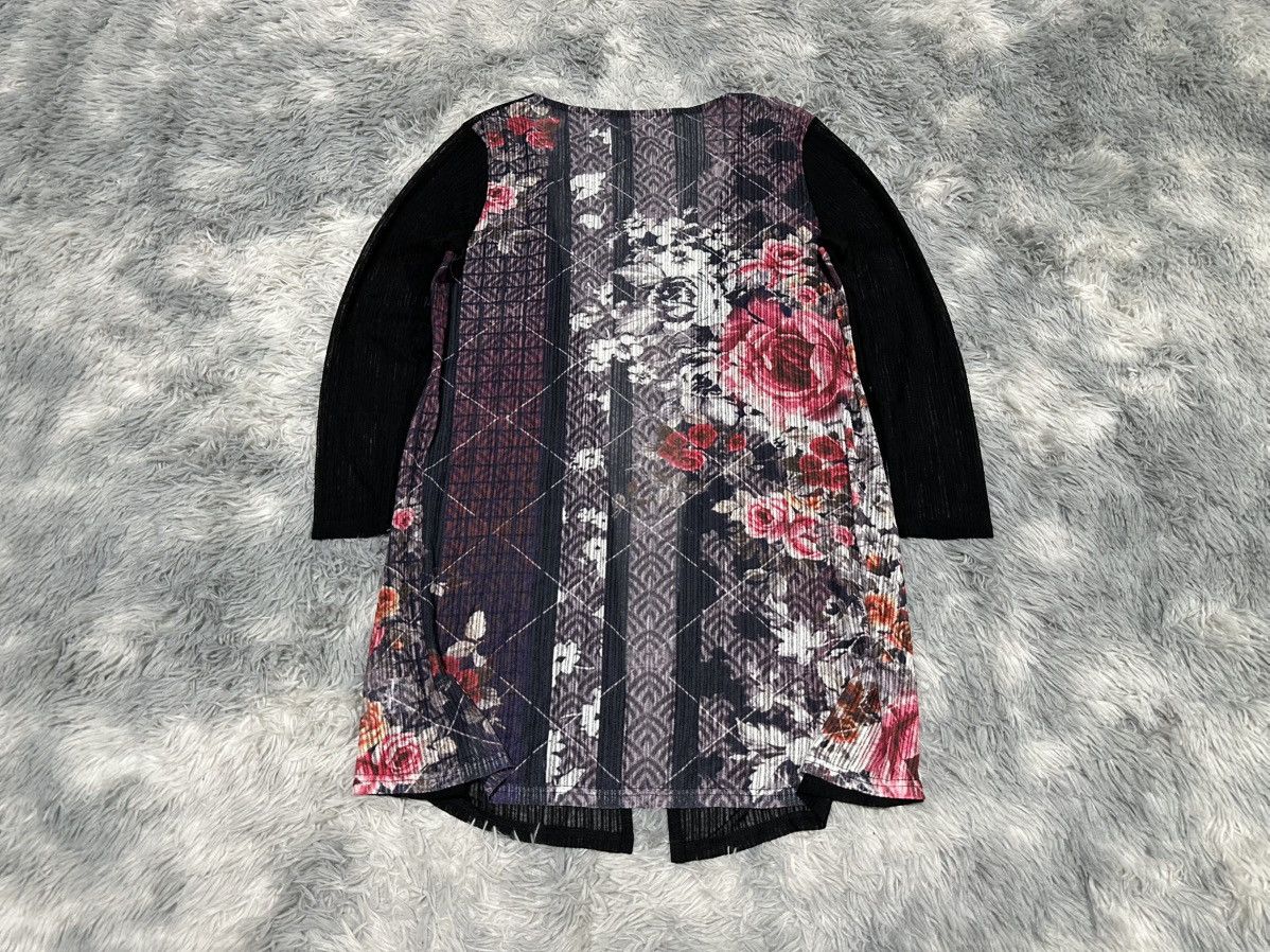 Kansai Yamamoto 🔥Vintage Kansai Yamamoto Pleats Cardigan Japanese Flower Size US L / EU 52-54 / 3 - 9 Thumbnail