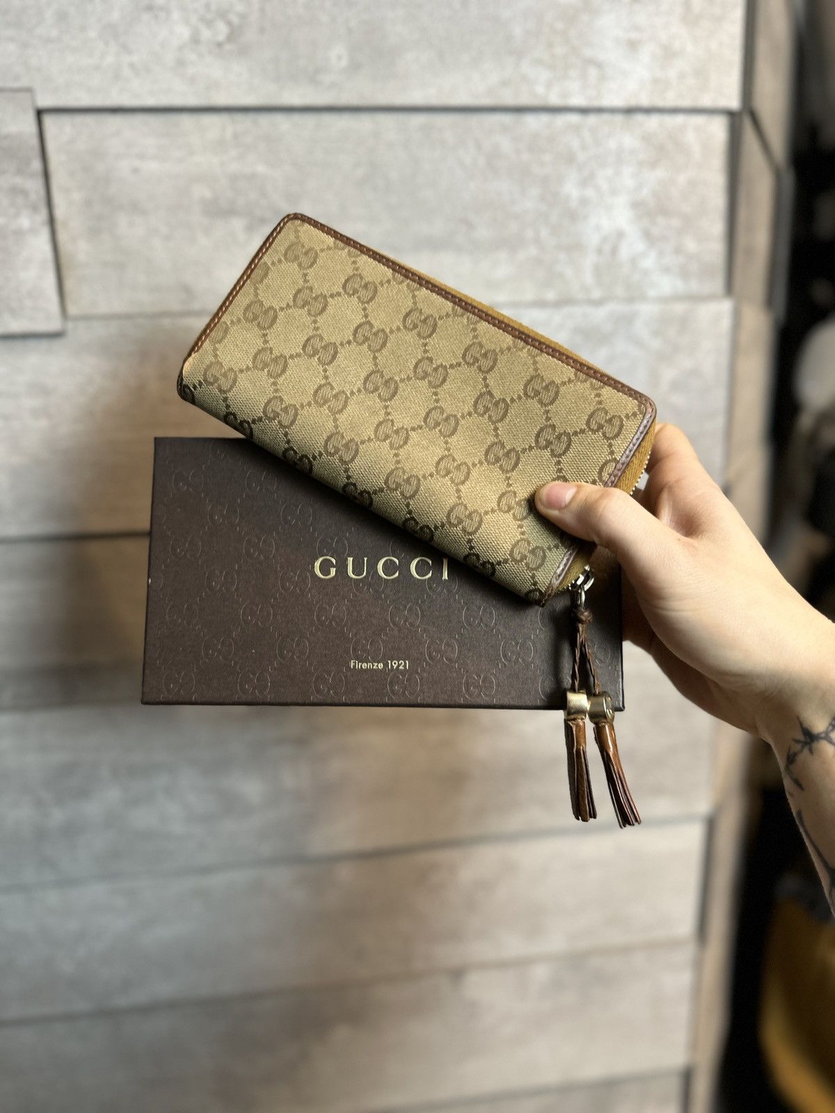 Gucci Gucci Canvas wallet Size ONE SIZE - 1 Thumbnail