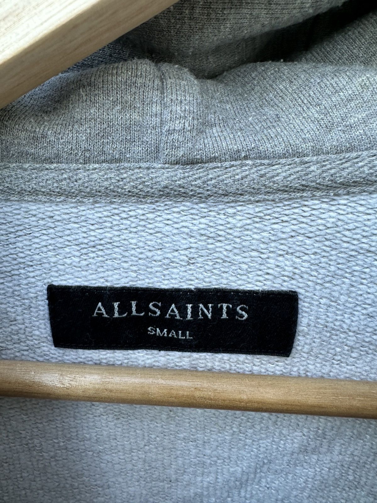Allsaints All Saints grey zip hoodie Size US M / EU 48-50 / 2 - 3 Thumbnail
