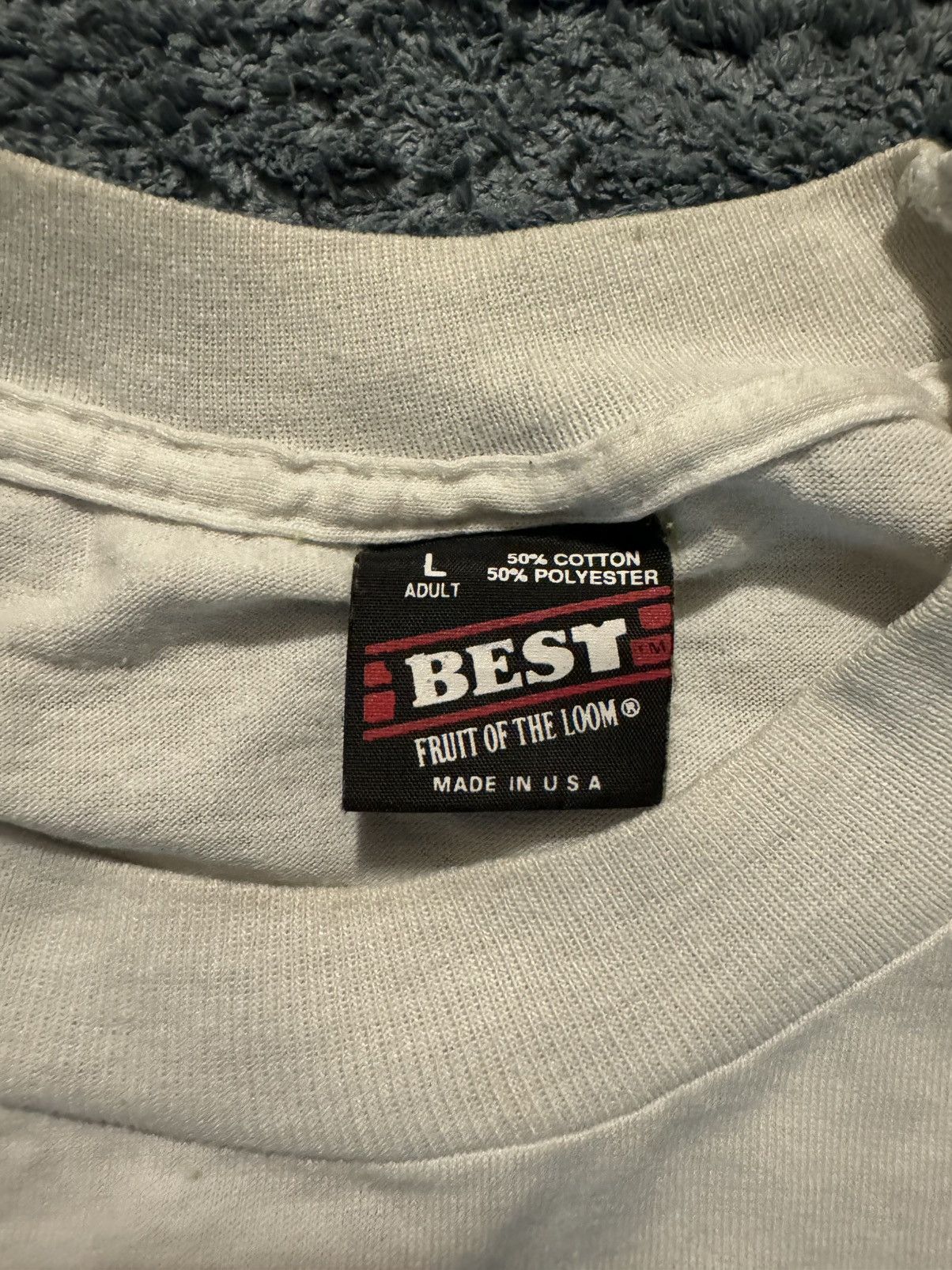 Vintage 1994 vintage white cotton t-shirt Size US L / EU 52-54 / 3 - 4 Thumbnail