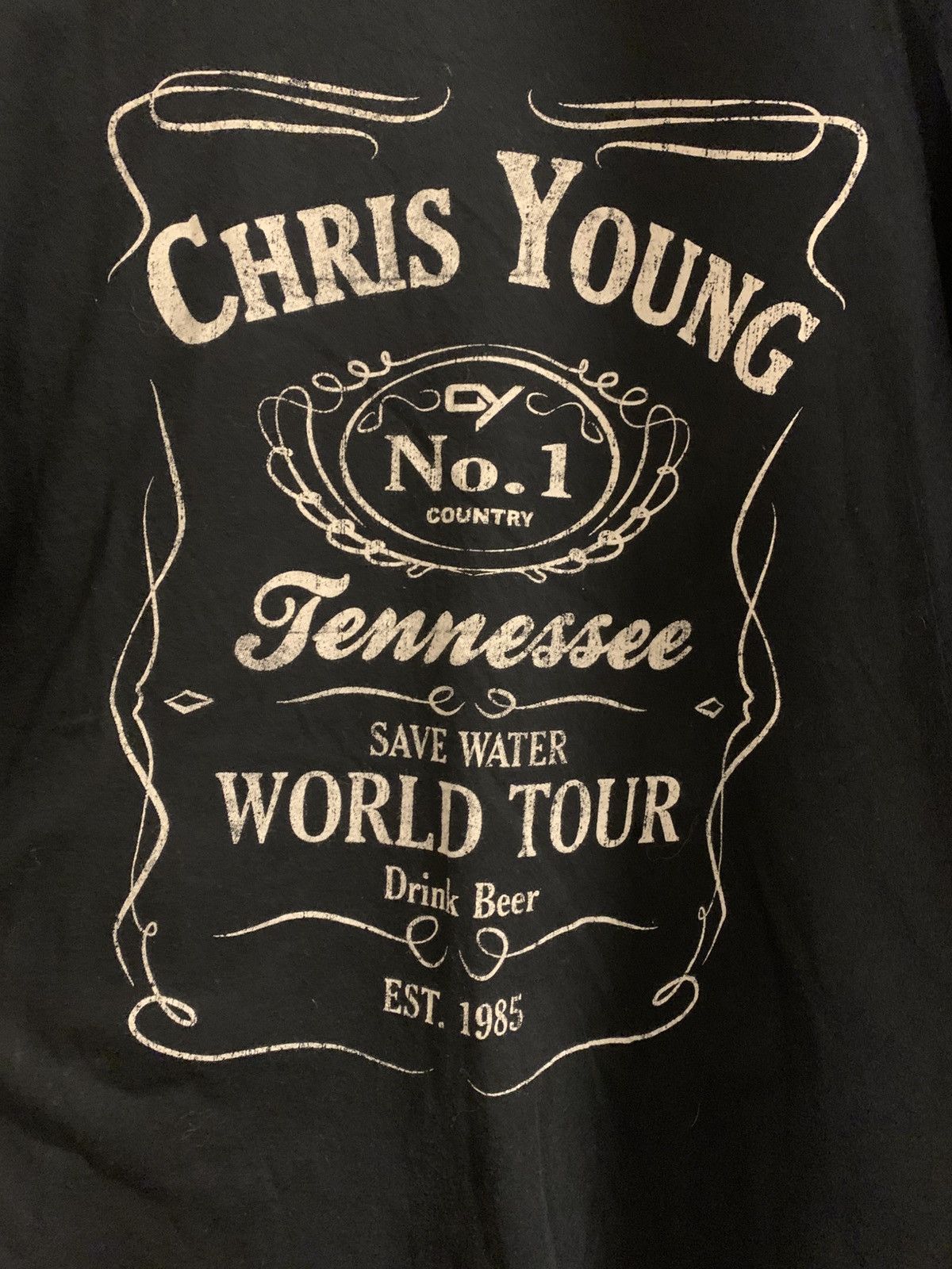 Gildan 2015 Chris Young World Tour T-Shirt Size US XL / EU 56 / 4 - 2 Thumbnail