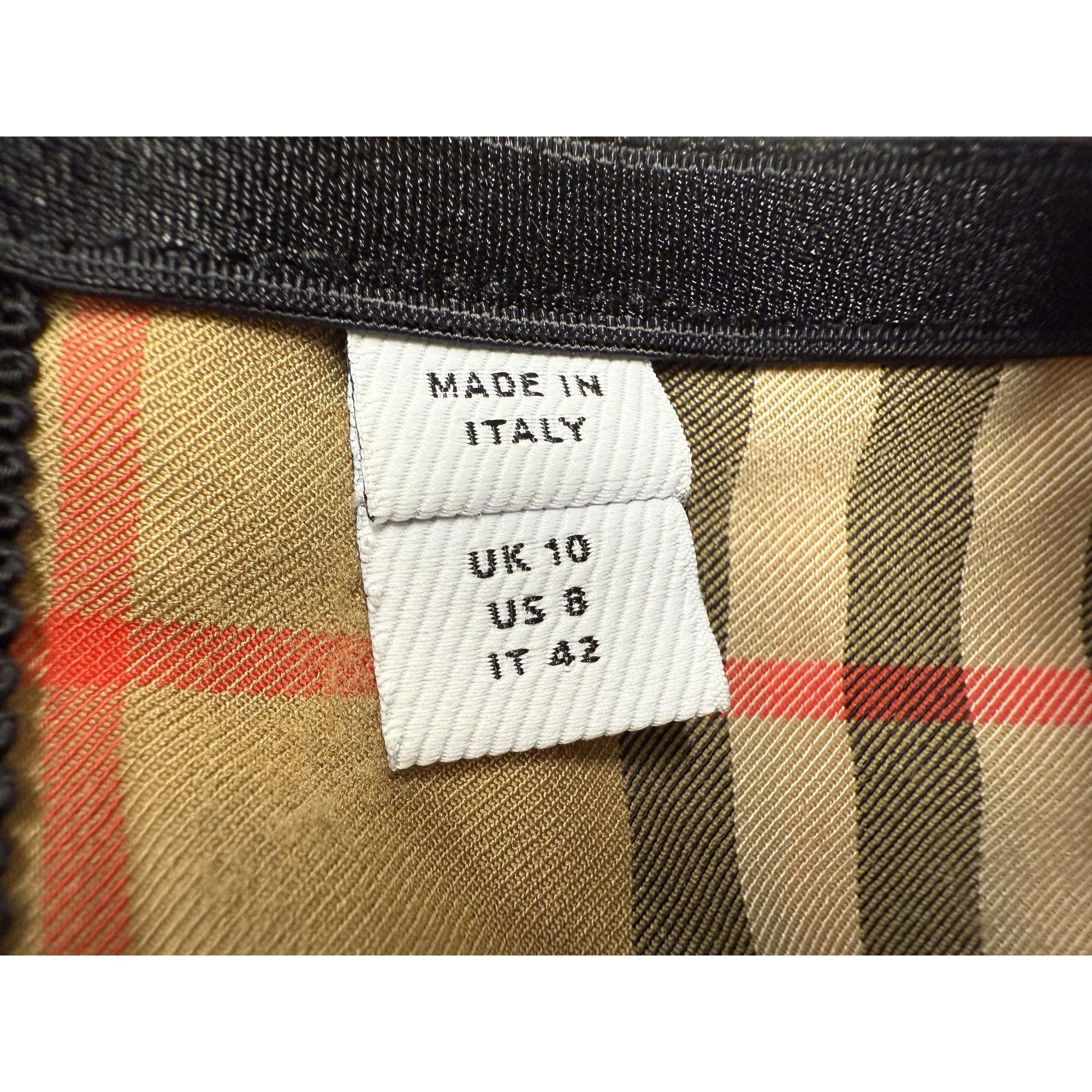 Burberry Burberry Womens Checkered Bustier Dress With Zipper Back & A Size M / US 6-8 / IT 42-44 - 5 Thumbnail