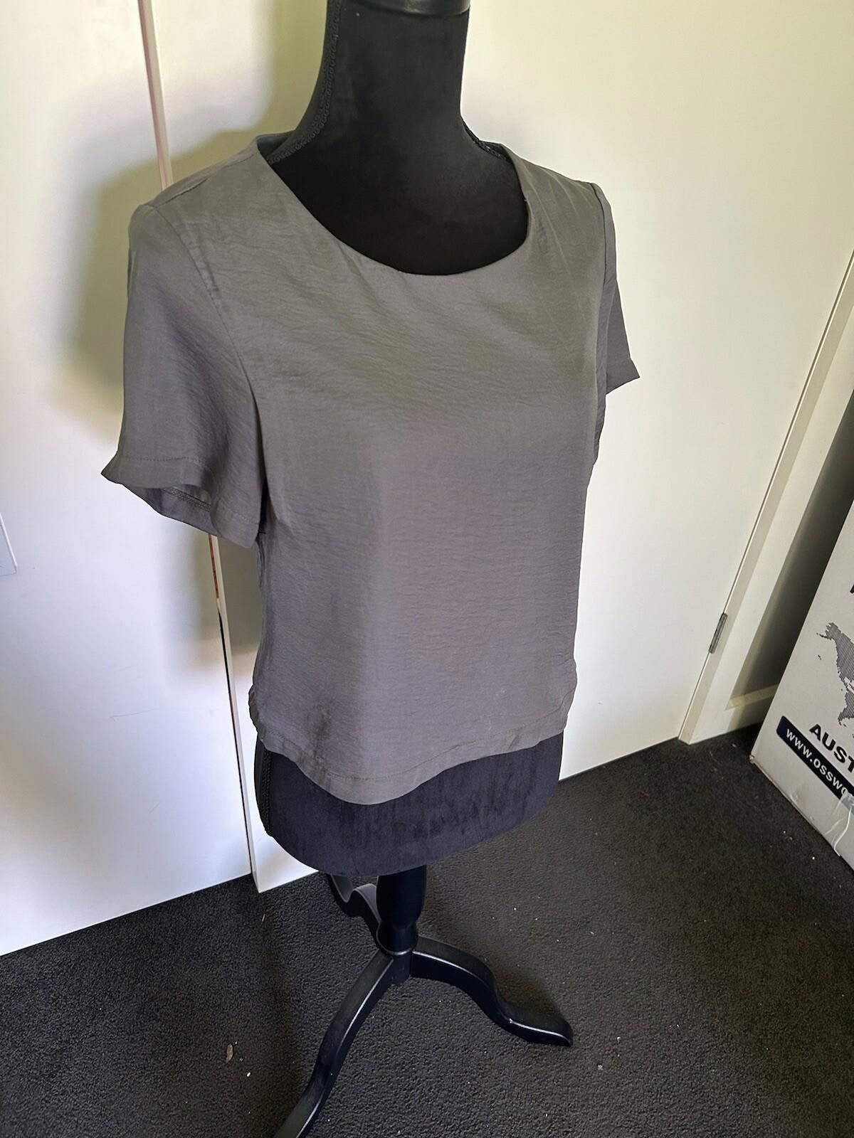 Designer PERFECT STRANGER Green Khaki Formal Short Top - Sz 8 Size M / US 6-8 / IT 42-44 - 6 Thumbnail