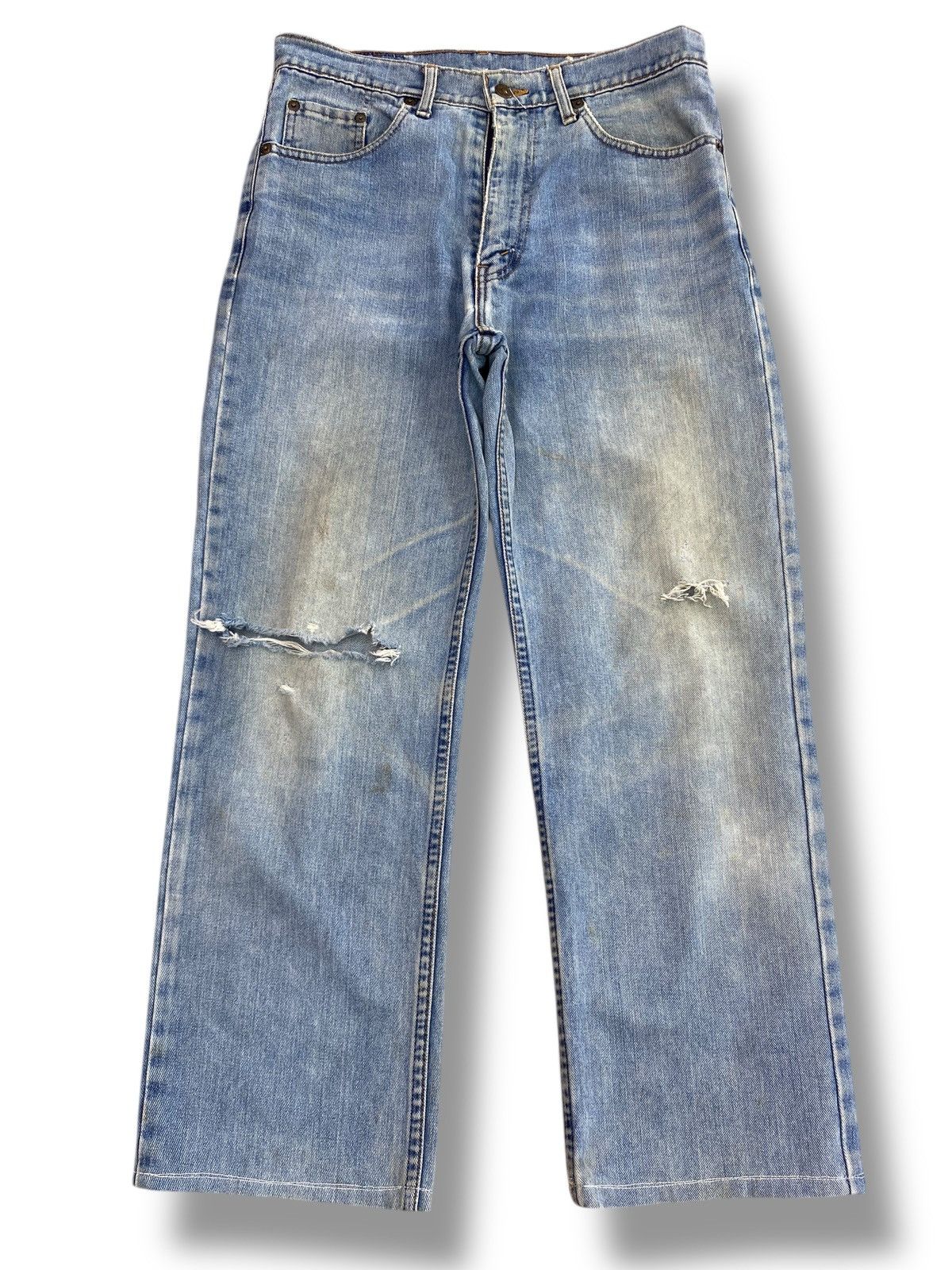 Levi's Levi’s Whiskers Ripped Style Loose Jeans Size US 30 / EU 46 - 1 Thumbnail