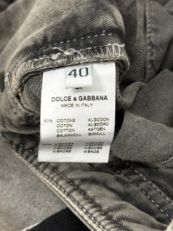 Dolce & Gabbana AW2003 Dolce & Gabbana Grey Bondage Pants Size US 30 / EU 46 - 10 Thumbnail