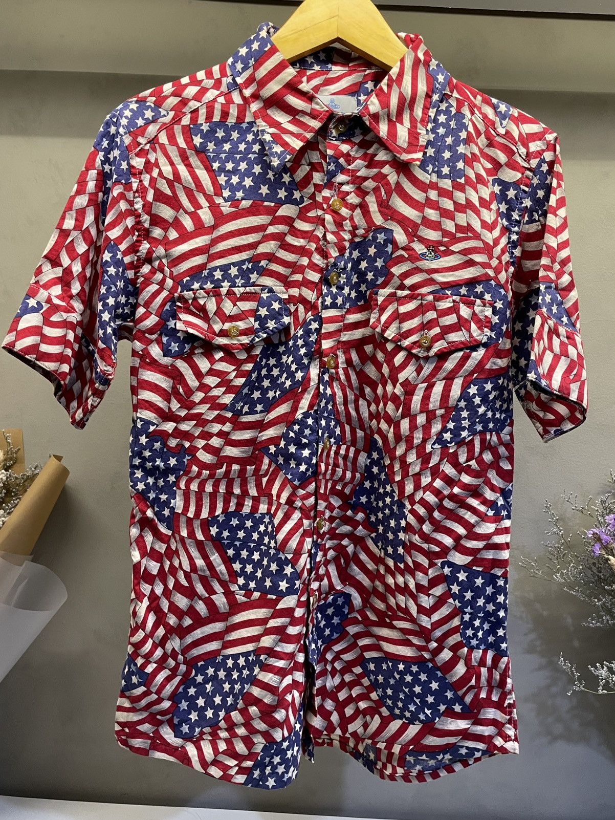 Vivienne Westwood Vivienne Westwood American Flag Shirt Size US M / EU 48-50 / 2 - 1 Thumbnail