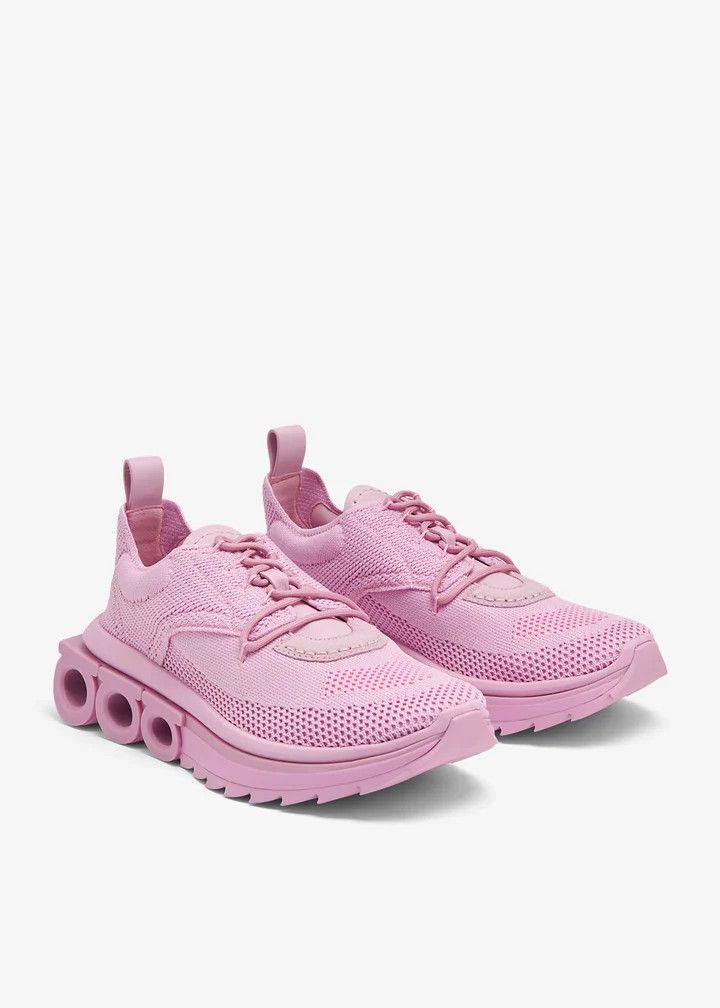 Salvatore Ferragamo o1y0426 Low-Top Sneakers in Pink Size US 10 / IT 40 - 3 Thumbnail