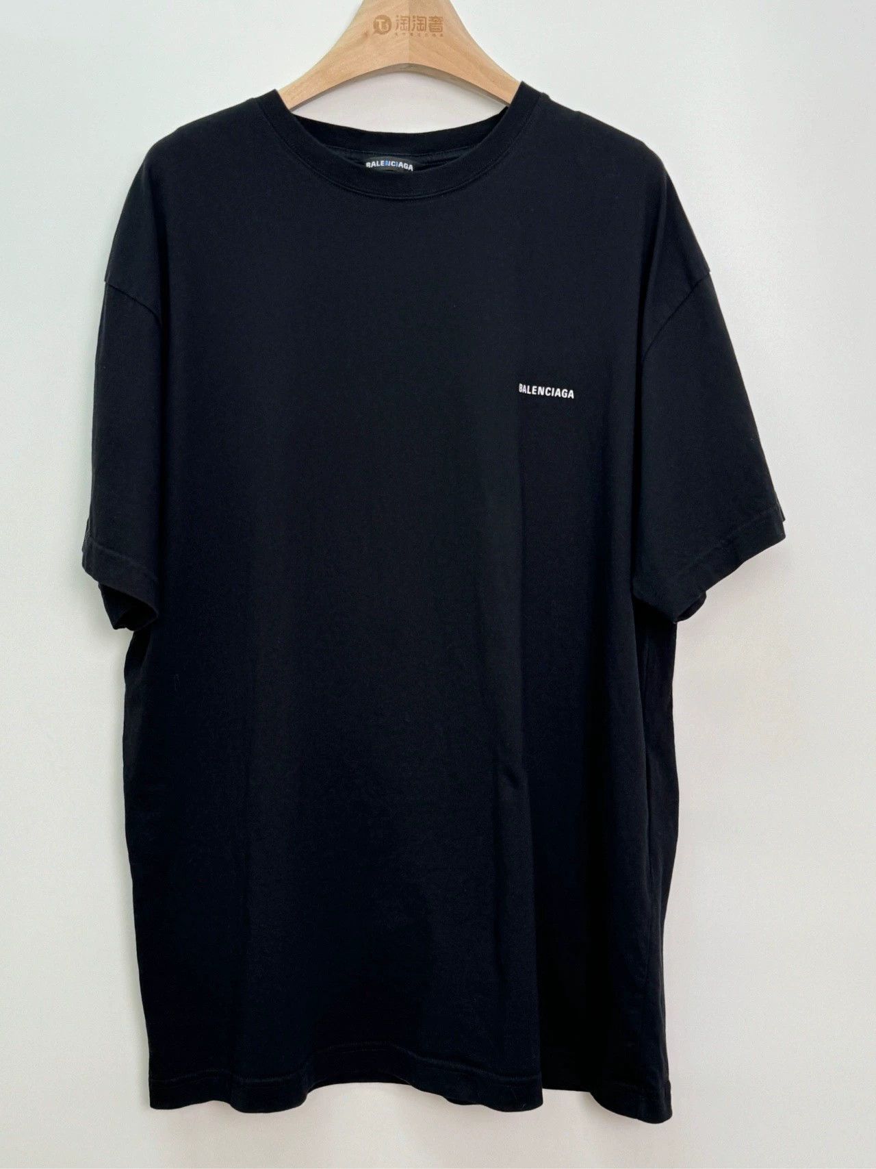 Balenciaga Balenciaga logo letter round neck white cotton short sleeved shirt Size US M / EU 48-50 / 2 - 1 Thumbnail