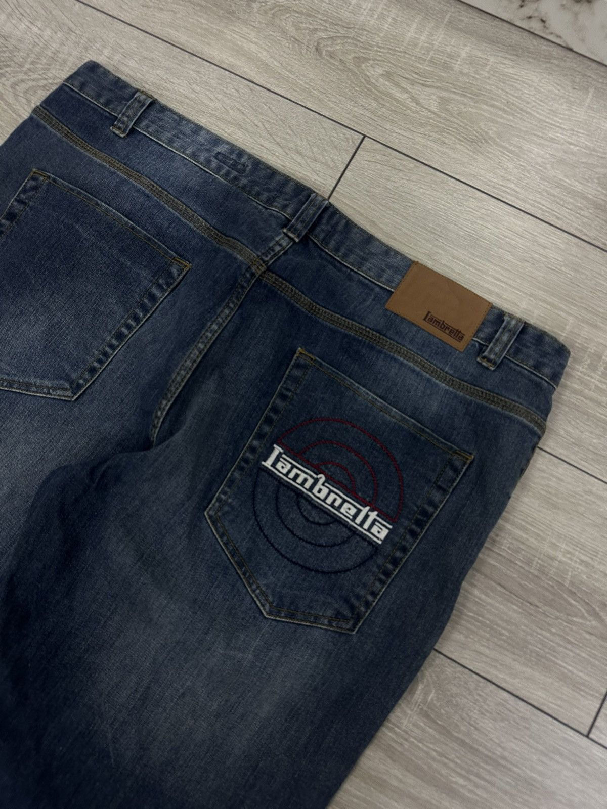 Lambretta Lambretta Vintage Baggy Made in Italy Big Logo Jeans Size US 40 / EU 56 - 4 Thumbnail