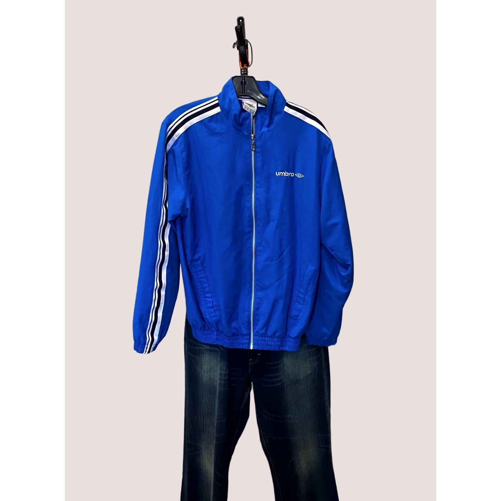 Umbro Umbro Jacket Blue Zippered Track SWEATER Small S Men Size US S / EU 44-46 / 1 - 1 Thumbnail
