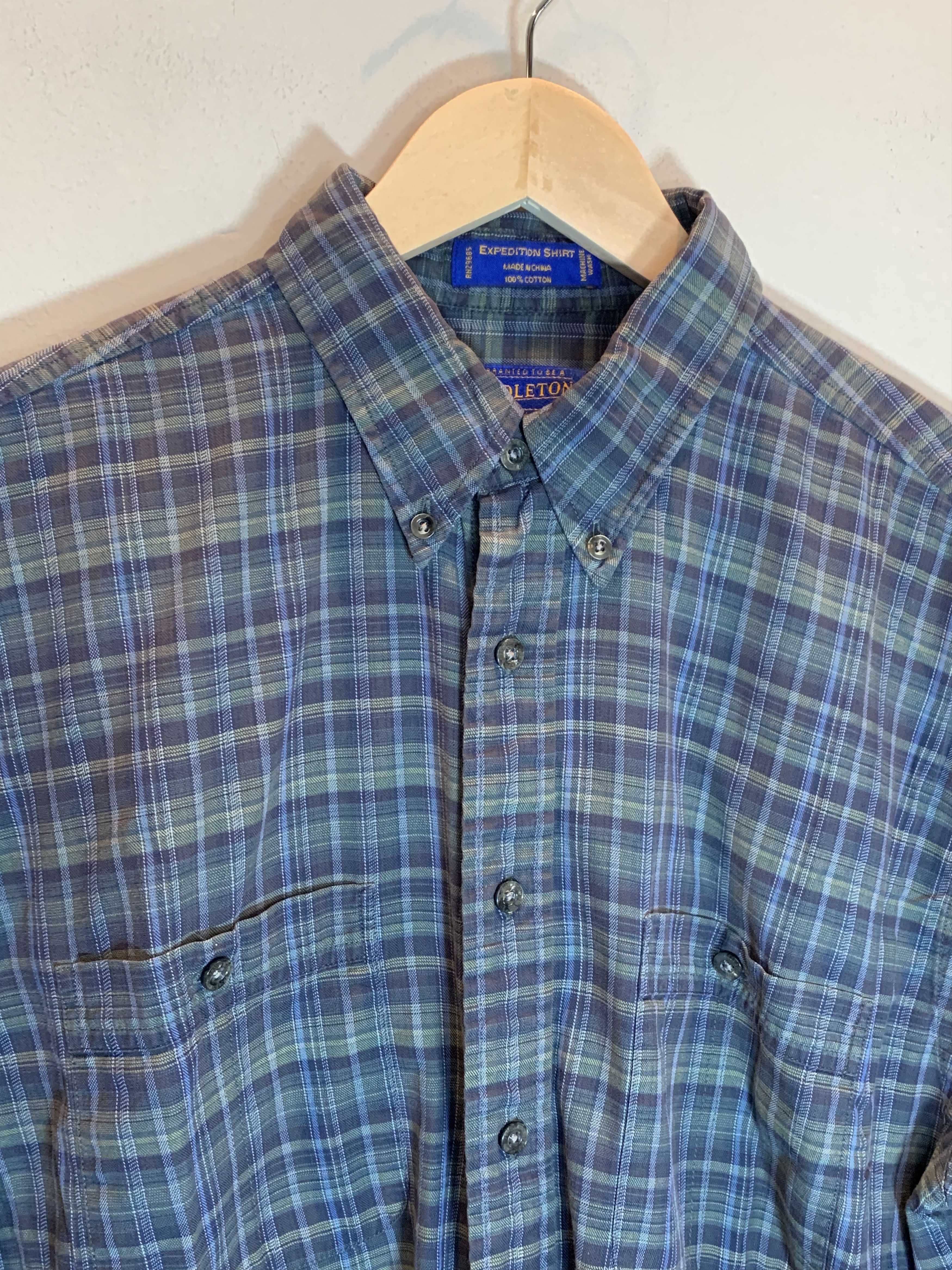 Pendleton *RARE* Vintage Pendleton Expedition Plaid Button Shirt Size US M / EU 48-50 / 2 - 3 Thumbnail