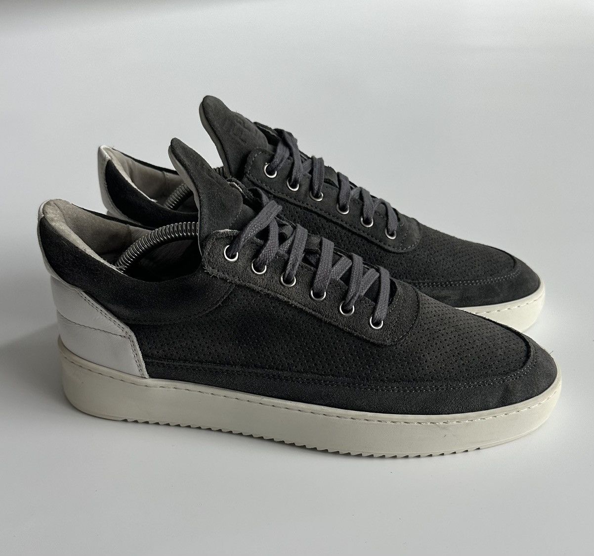 Filling Pieces Filling Pieces suede grey sneakers Size US 8.5 / EU 41-42 - 1 Thumbnail