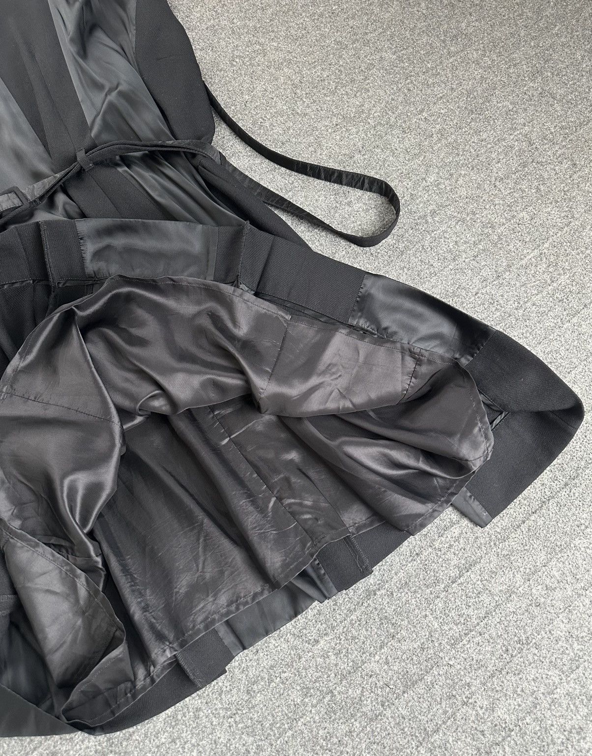 H&M × Maison Margiela Maison Margiela - H&M 2012 Wool/Polyester Midi Belted Dress Size ONE SIZE - 6 Thumbnail
