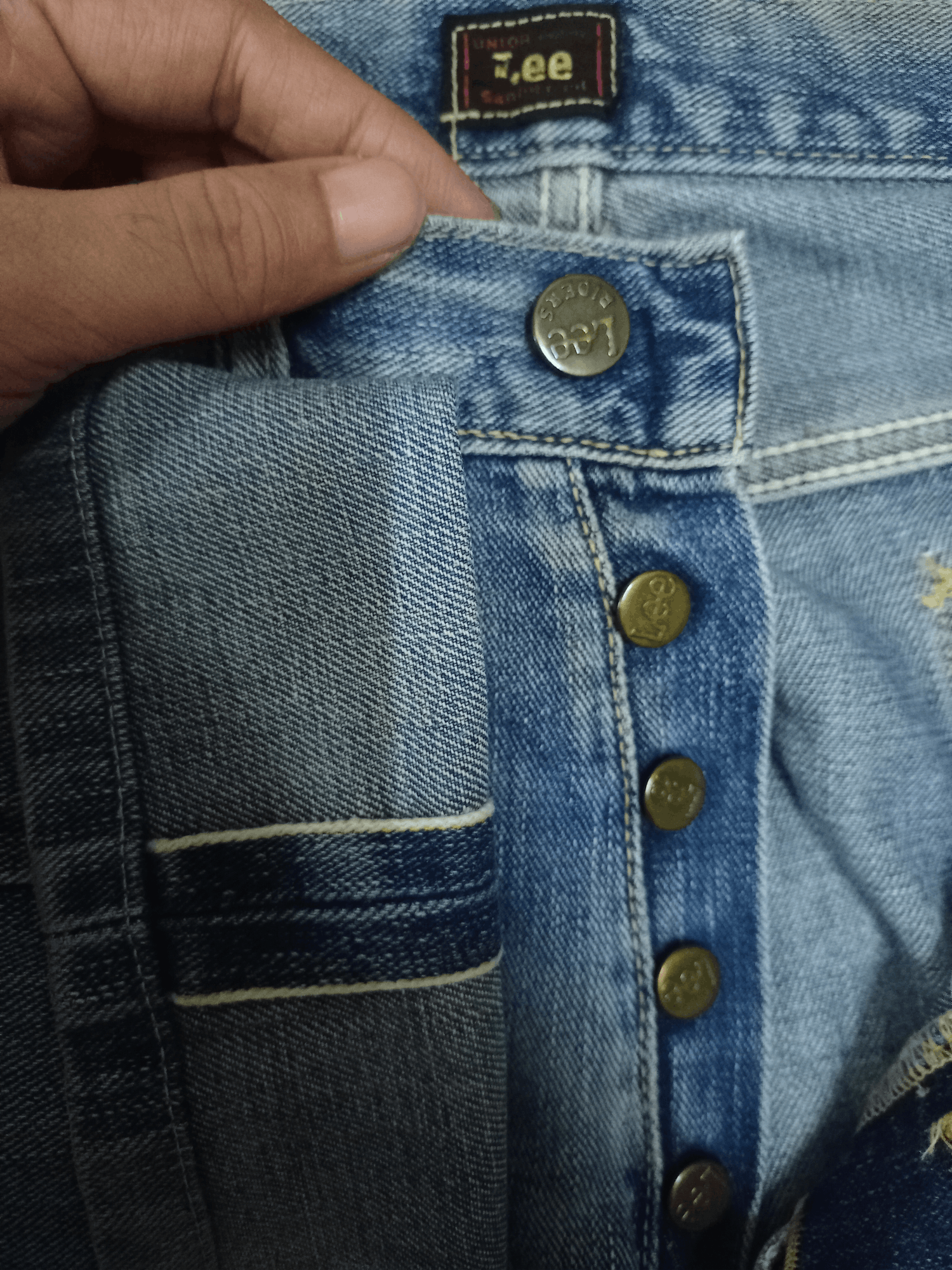 Lee Vintage 50s Lee Riders Loose Style Repro Selvedge Jeans Size US 31 - 4 Thumbnail