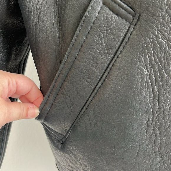 Vintage Infinity Men's London Leather Jacket B3 Airforce Jacket US A Size US XL / EU 56 / 4 - 4 Thumbnail